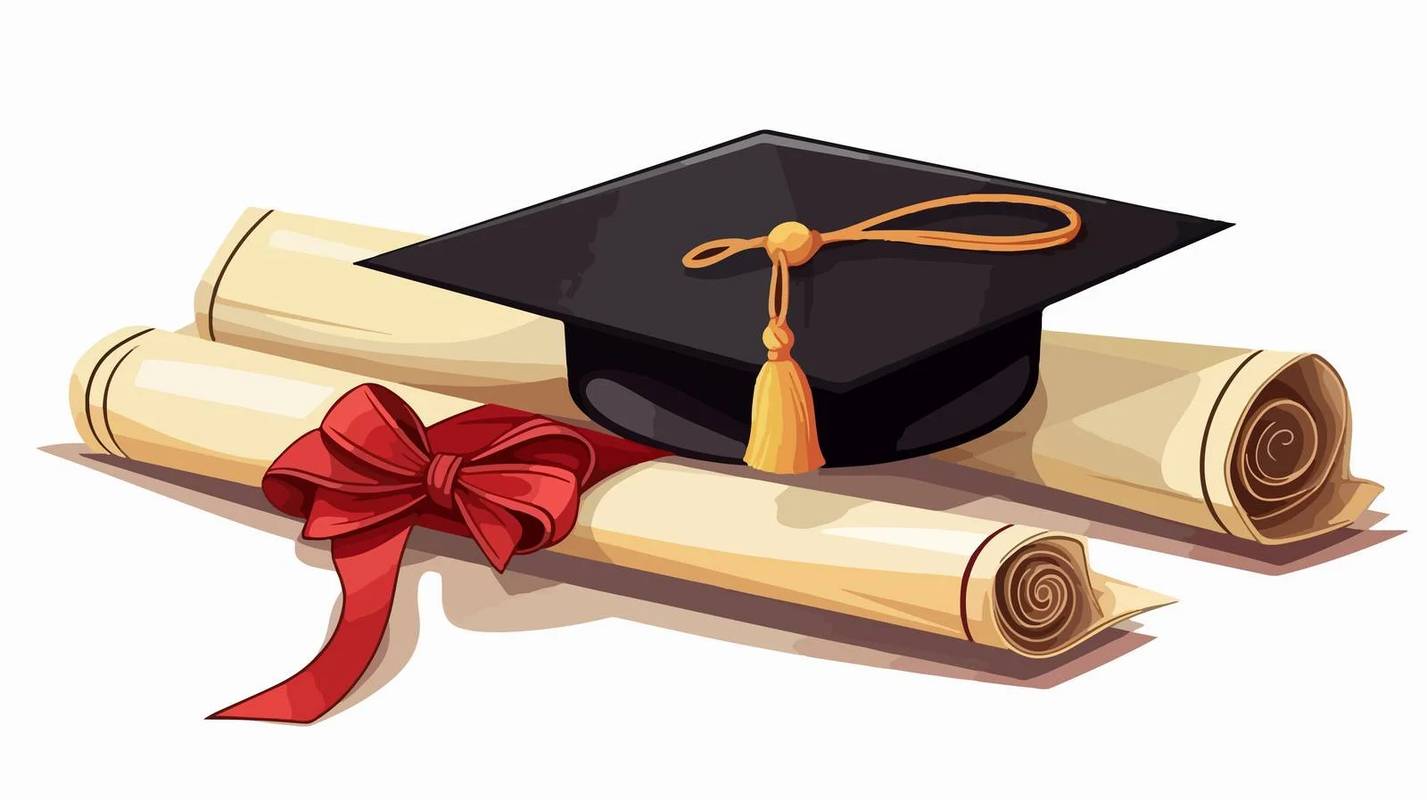 Elegant Diploma Tied with Bow — free download from Dotvec