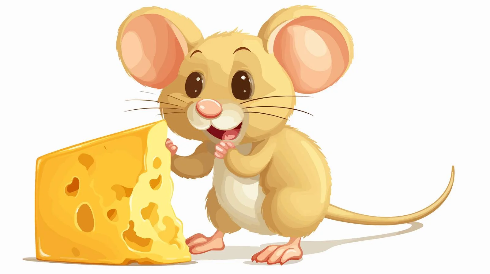 Mischievous Cartoon Mouse with Item — free download from Dotvec