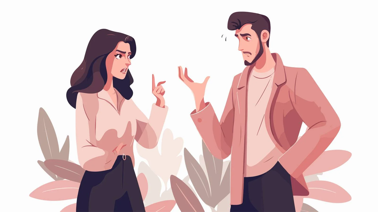 Relationship Discord Between Man and Woman — free download from Dotvec