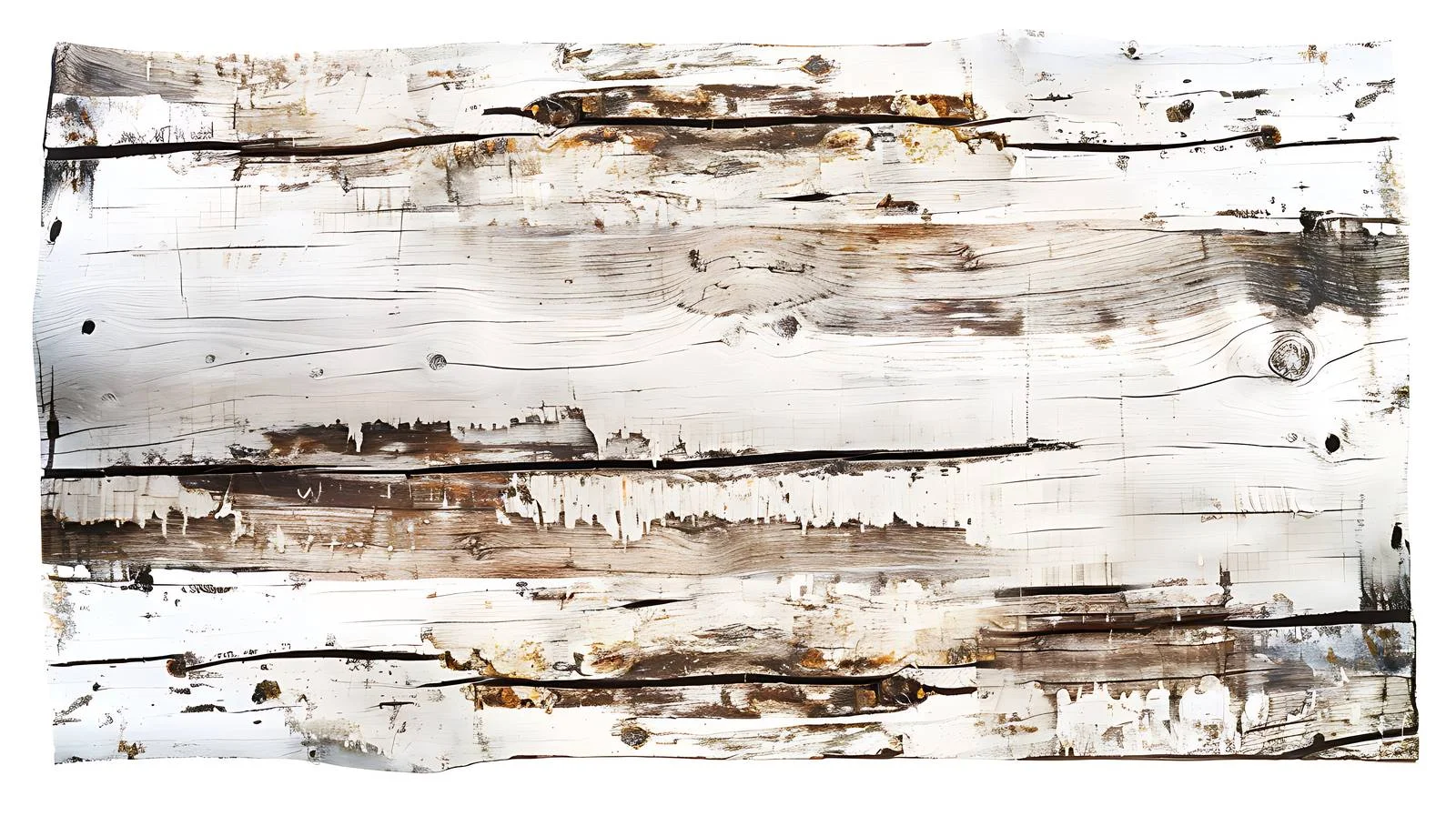 Aged Birch Wood Panel on White Background — free download from Dotvec
