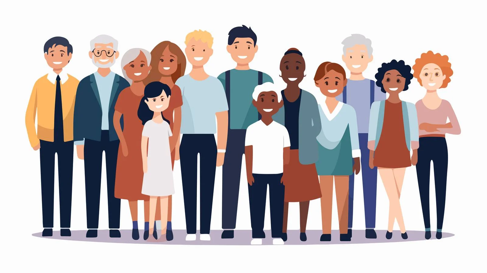 Diverse Multiracial Group Gathering Together — free download from Dotvec