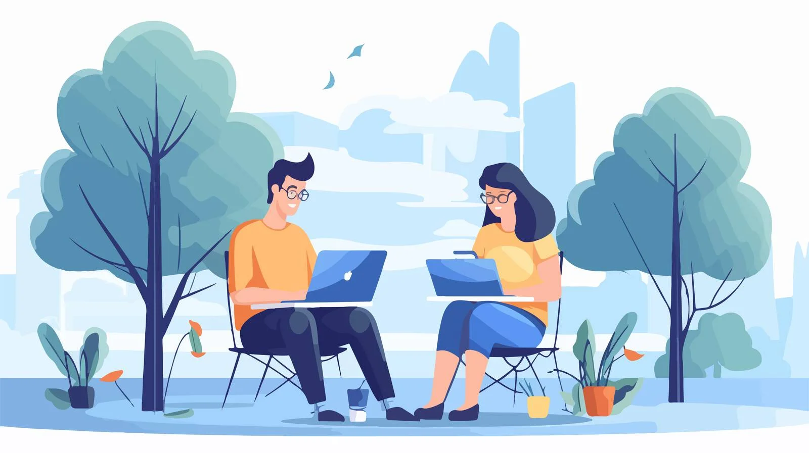 Community Enjoying Summer Park Outdoors Together — free download from Dotvec