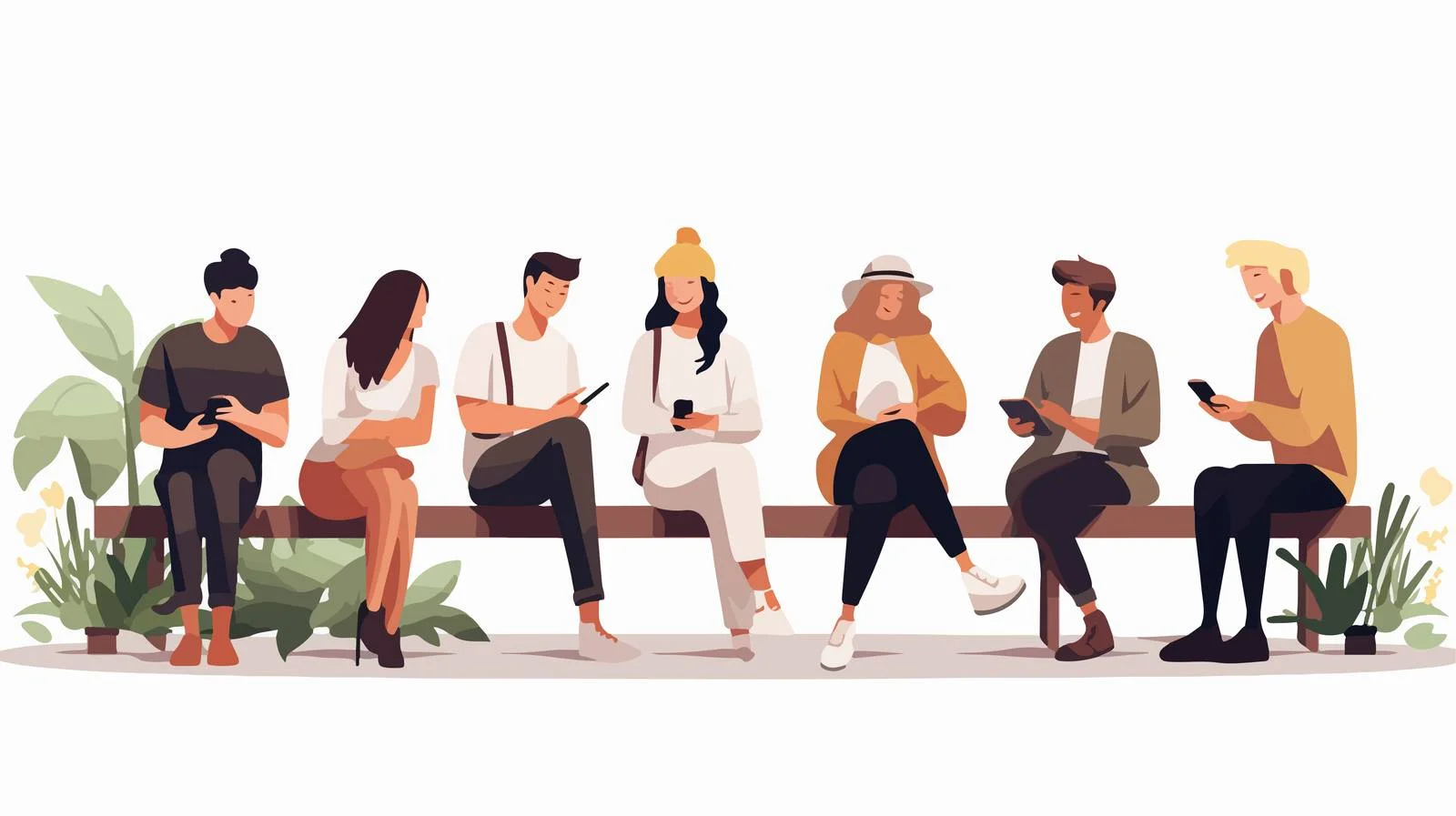 Multicultural youth socializing in vibrant setting — free download from Dotvec