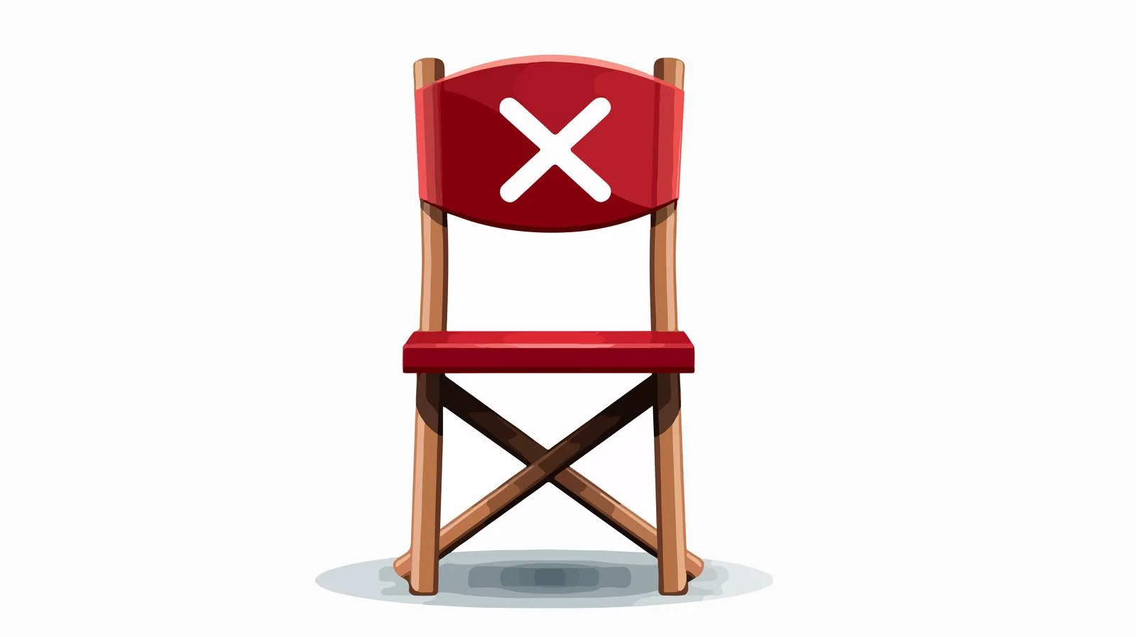 No Sitting Allowed Sign on Chair — free download from Dotvec