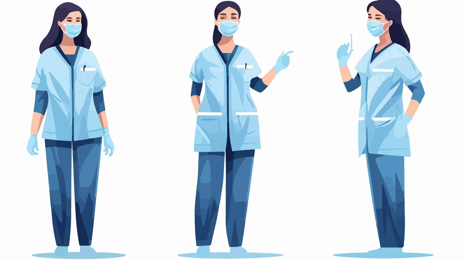 Skilled surgeon in medical attire — free download from Dotvec
