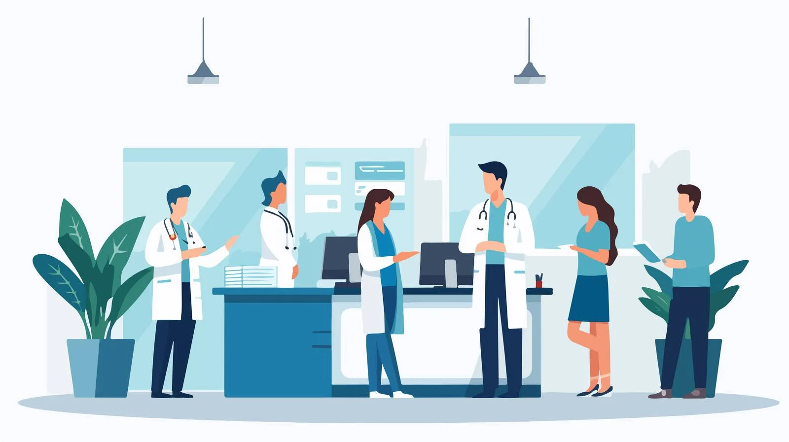 Medical Consultation at Clinic: Patient Interaction — free download from Dotvec