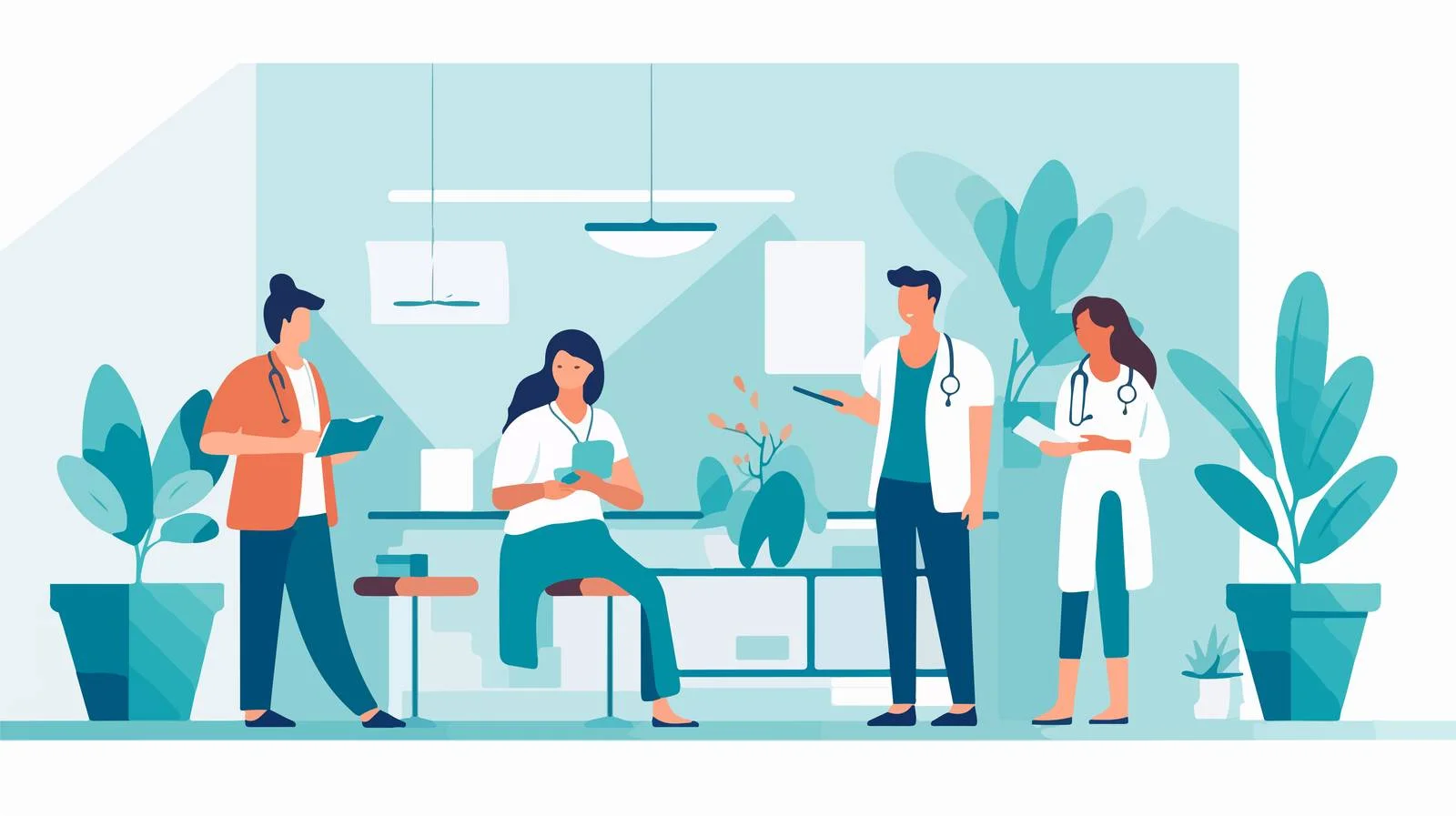 Healthcare Consultation in Clinical Setting — free download from Dotvec