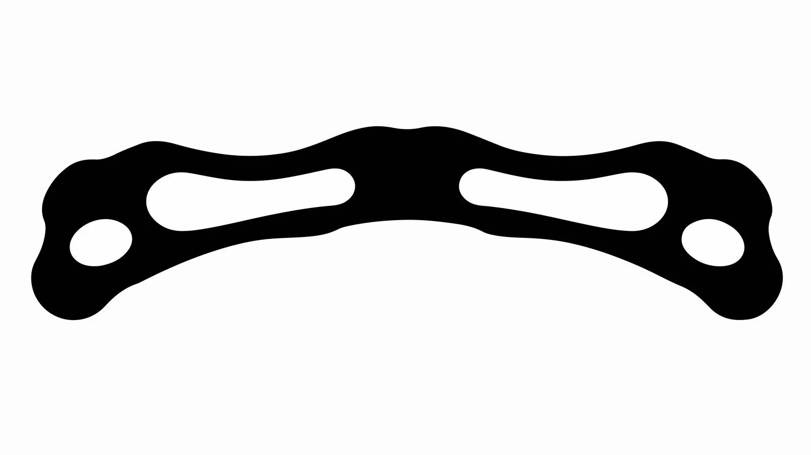 Dog Bone Silhouette Label Design — free download from Dotvec