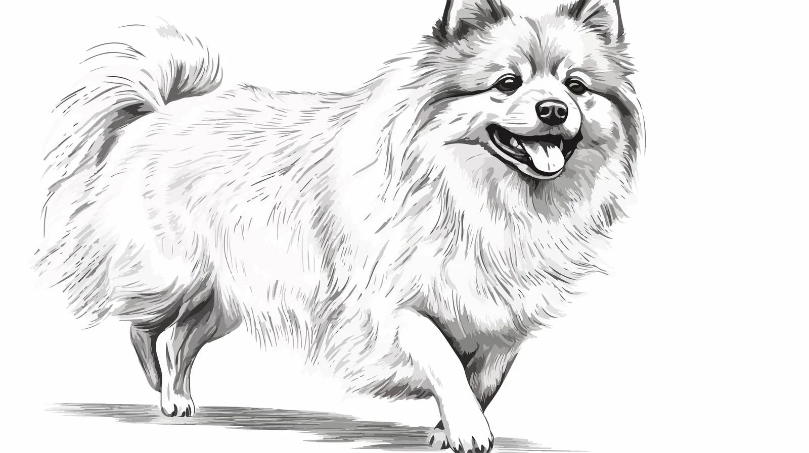 Hand-Drawn Spitz Engraving Vector Sketch — free download from Dotvec
