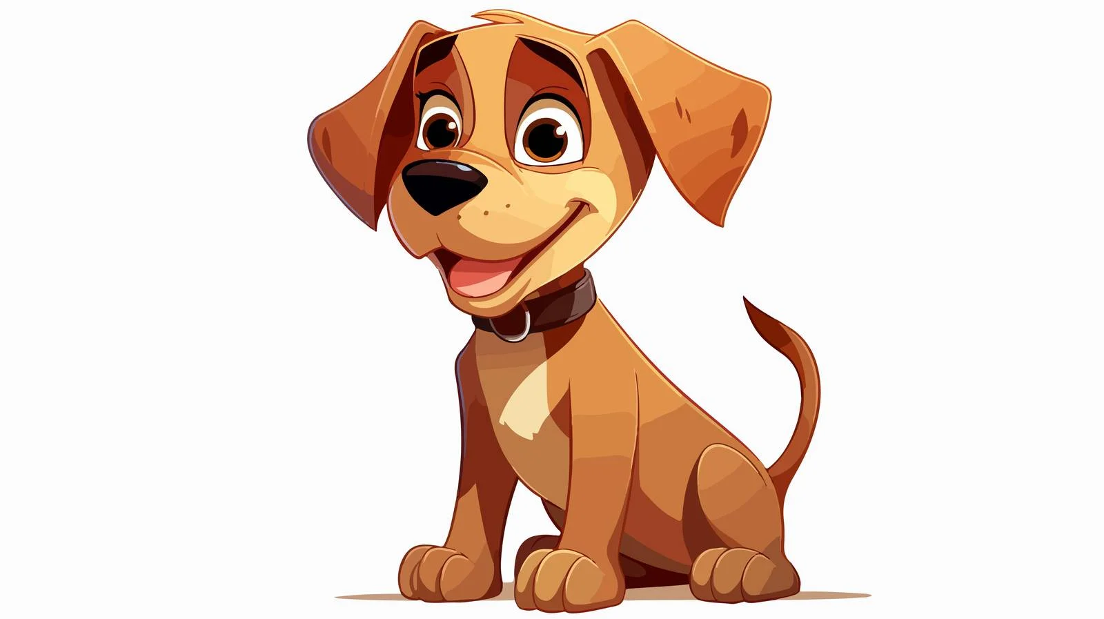 Dog Cartoon Vector Illustration — free download from Dotvec