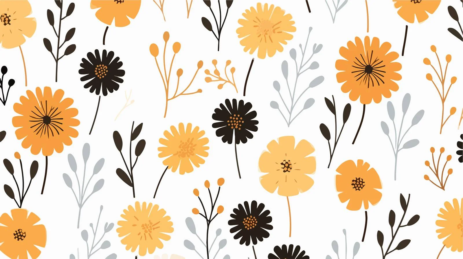 Floral Pattern: Endless Seamless Design — free download from Dotvec
