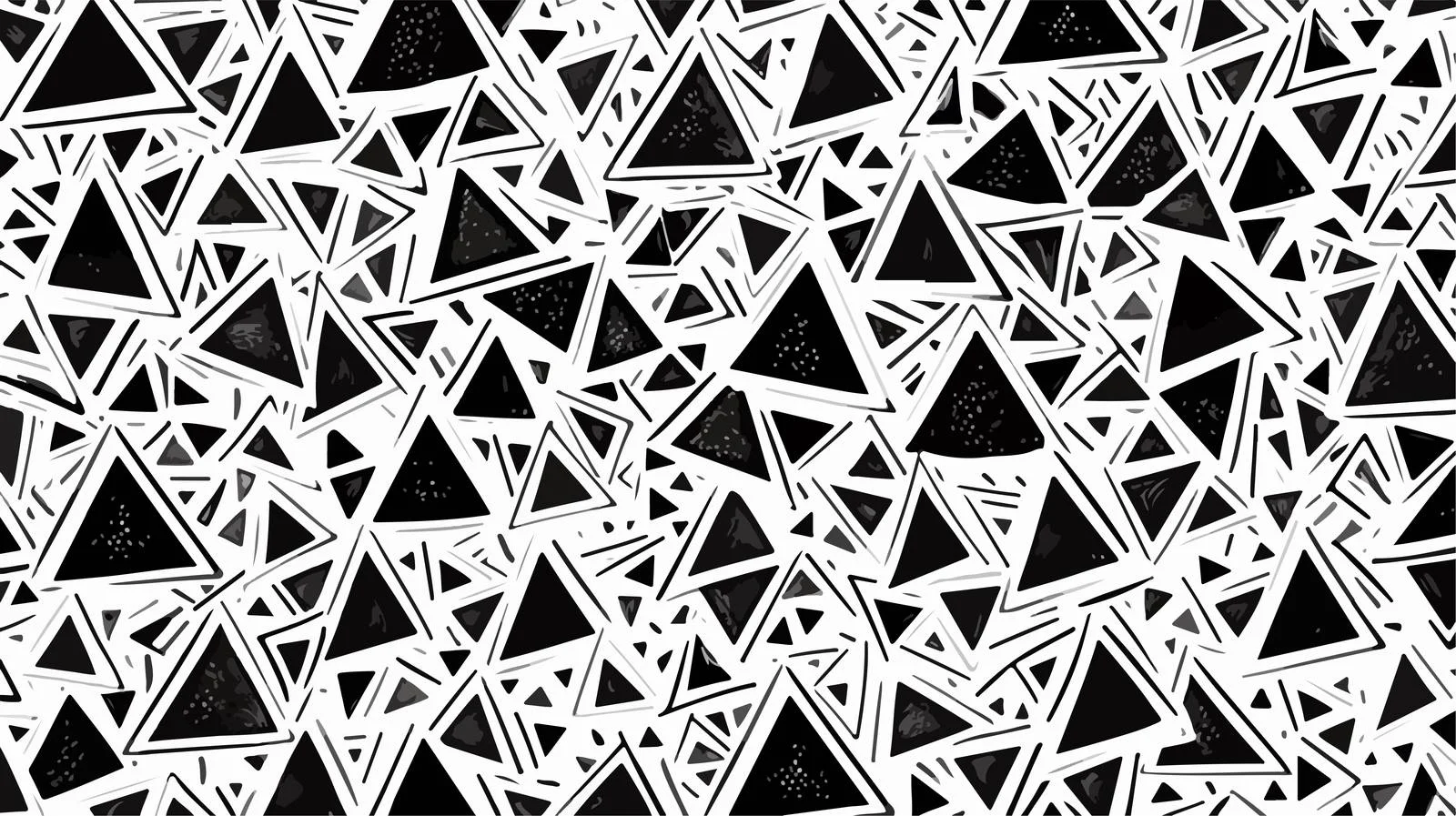 Geometric hand-drawn triangle seamless design — free download from Dotvec