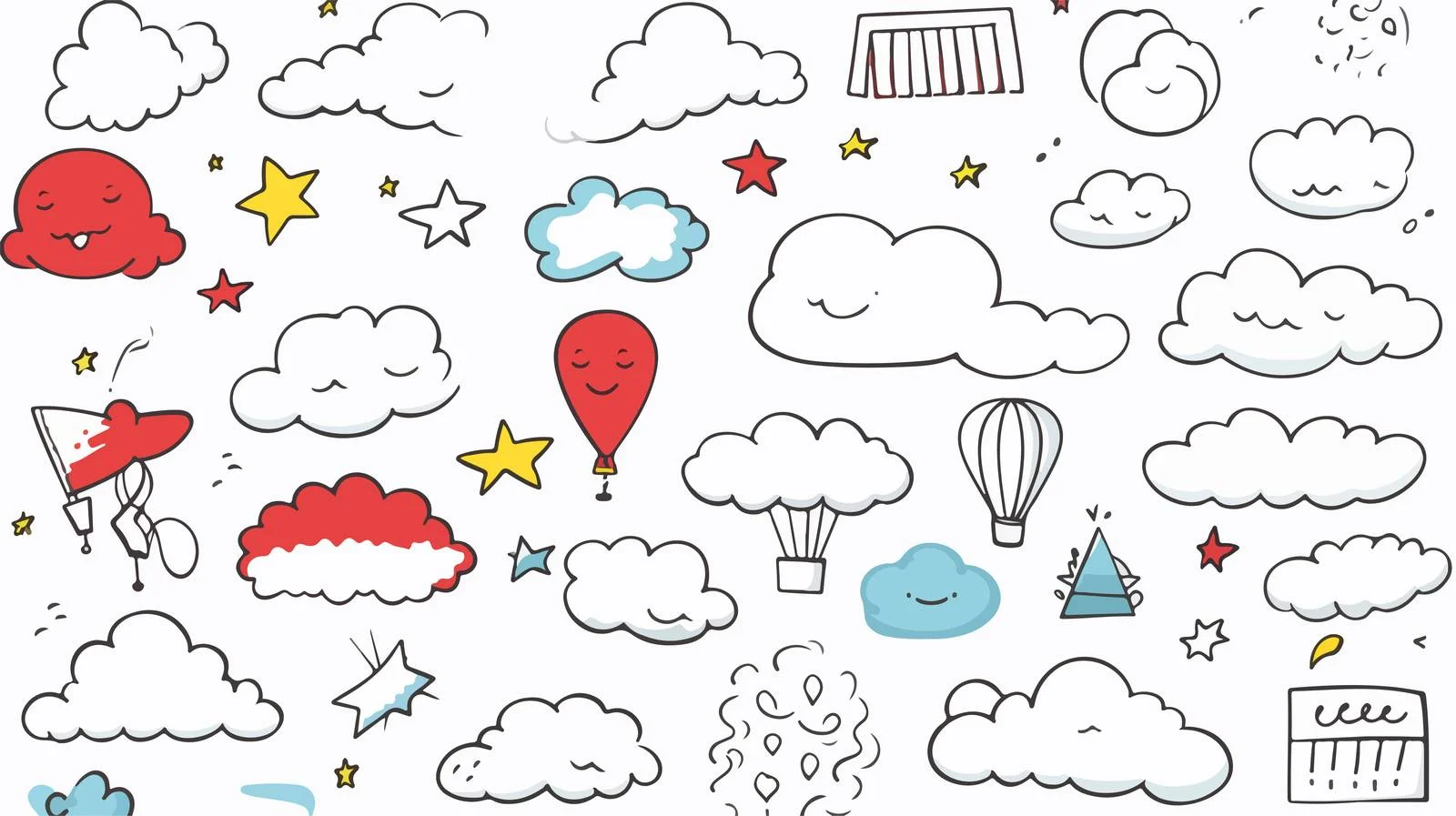 Text Balloon Style Set Vector Illustration — free download from Dotvec