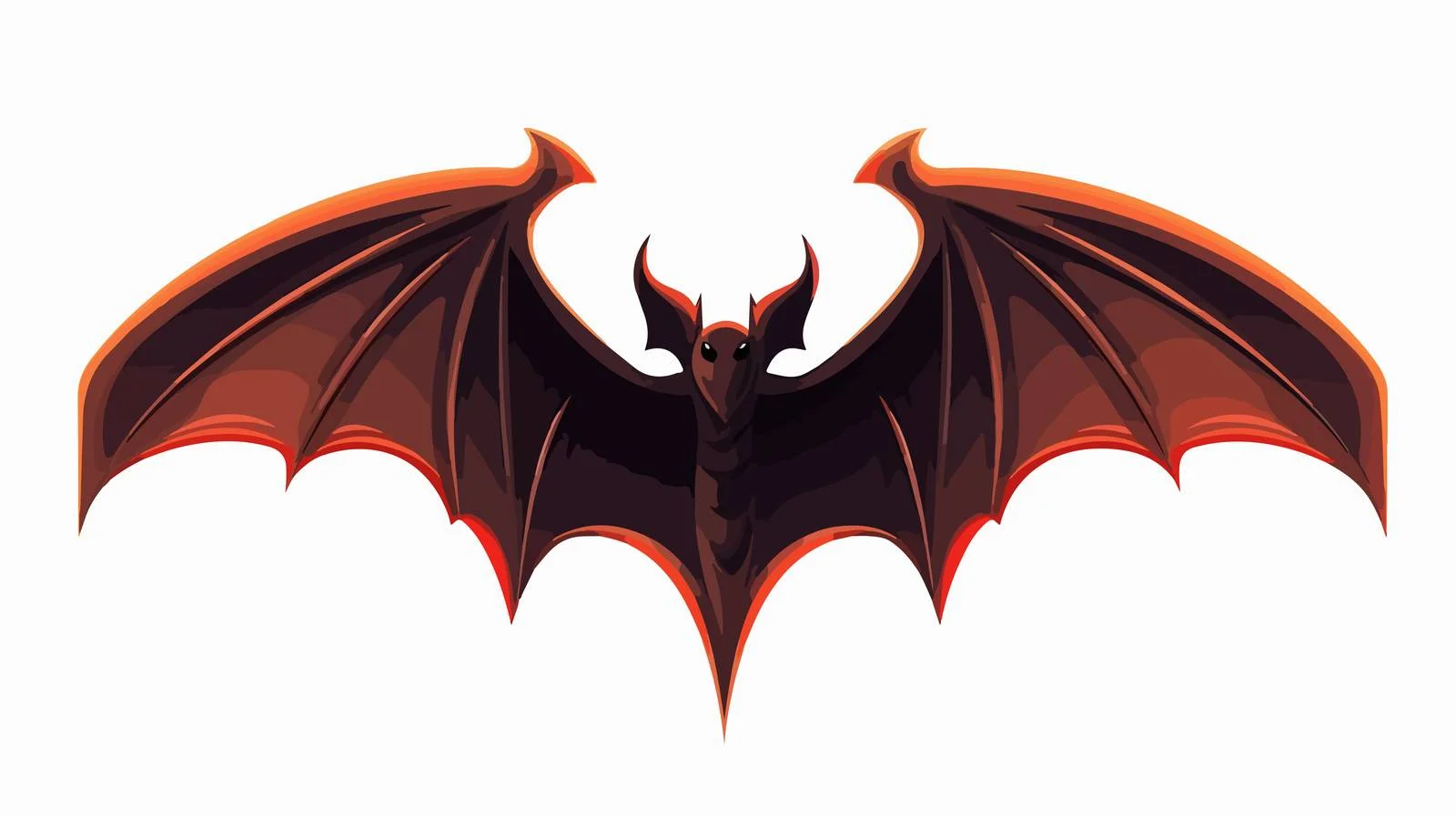 Spooky Dracula Bats Halloween Icon — free download from Dotvec