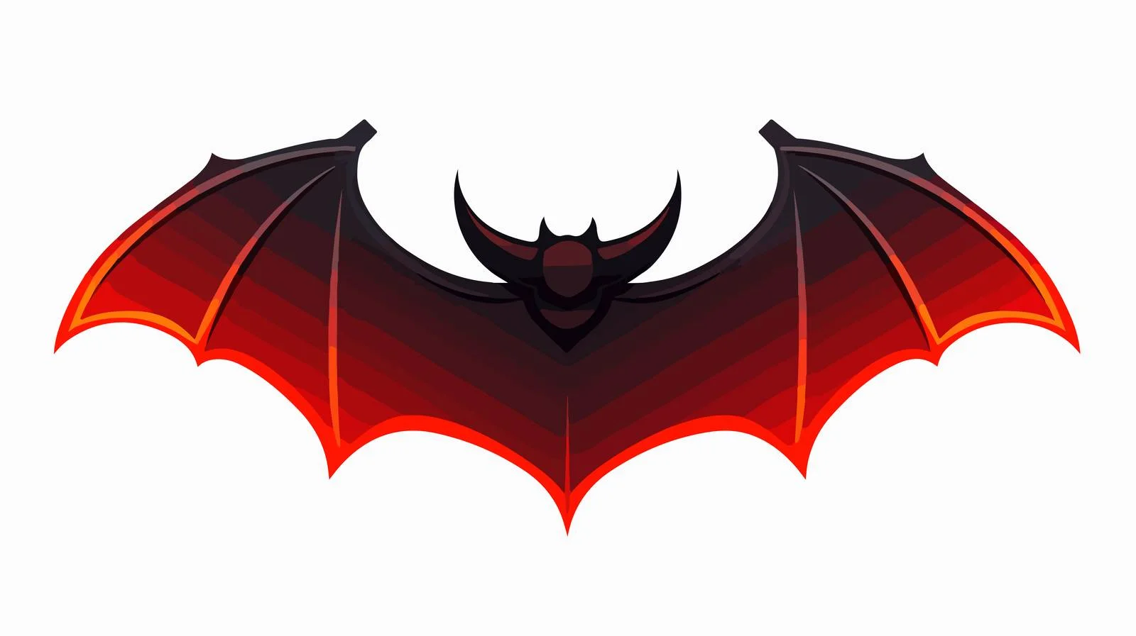 Halloween Dracula Bats Shadow Icon — free download from Dotvec