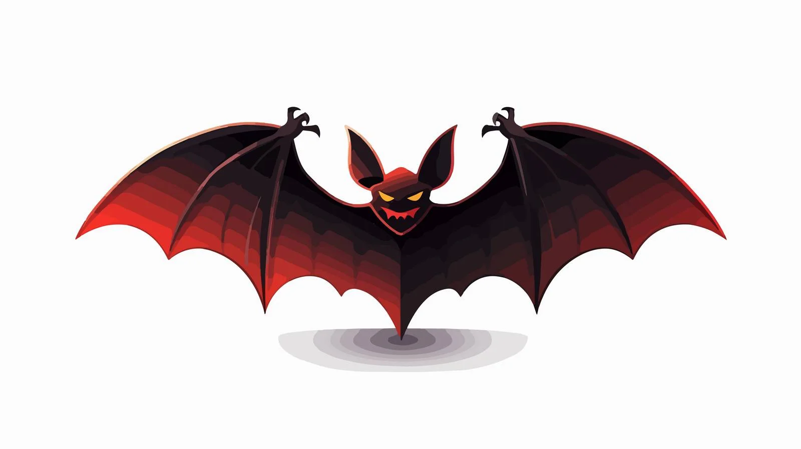 Halloween Dracula Bats Icon Shadow — free download from Dotvec