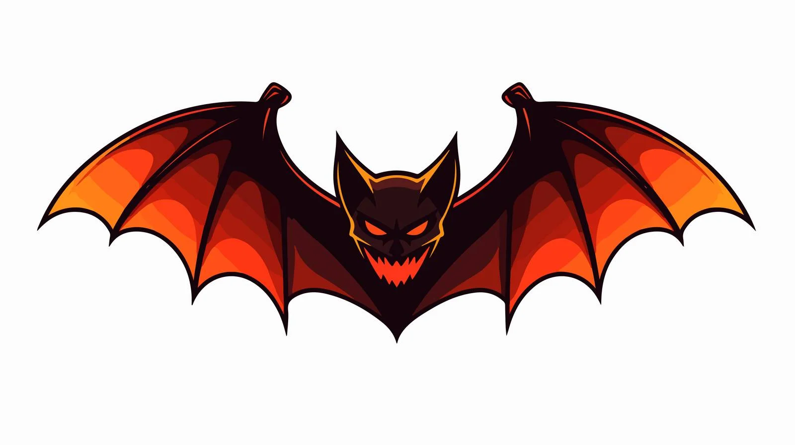 Spooky Dracula Bat Halloween Icon — free download from Dotvec