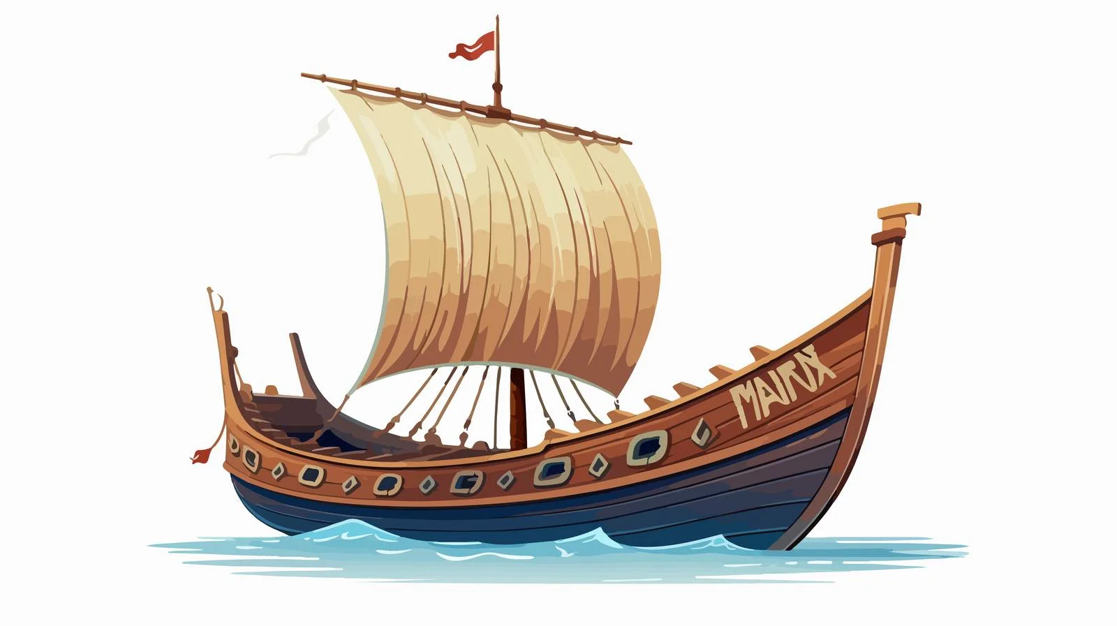 Viking Warship Overview — free download from Dotvec