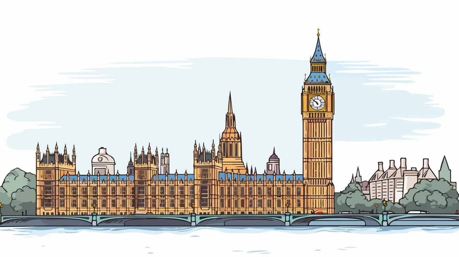 Big Ben Sketch Illustration — free download from Dotvec
