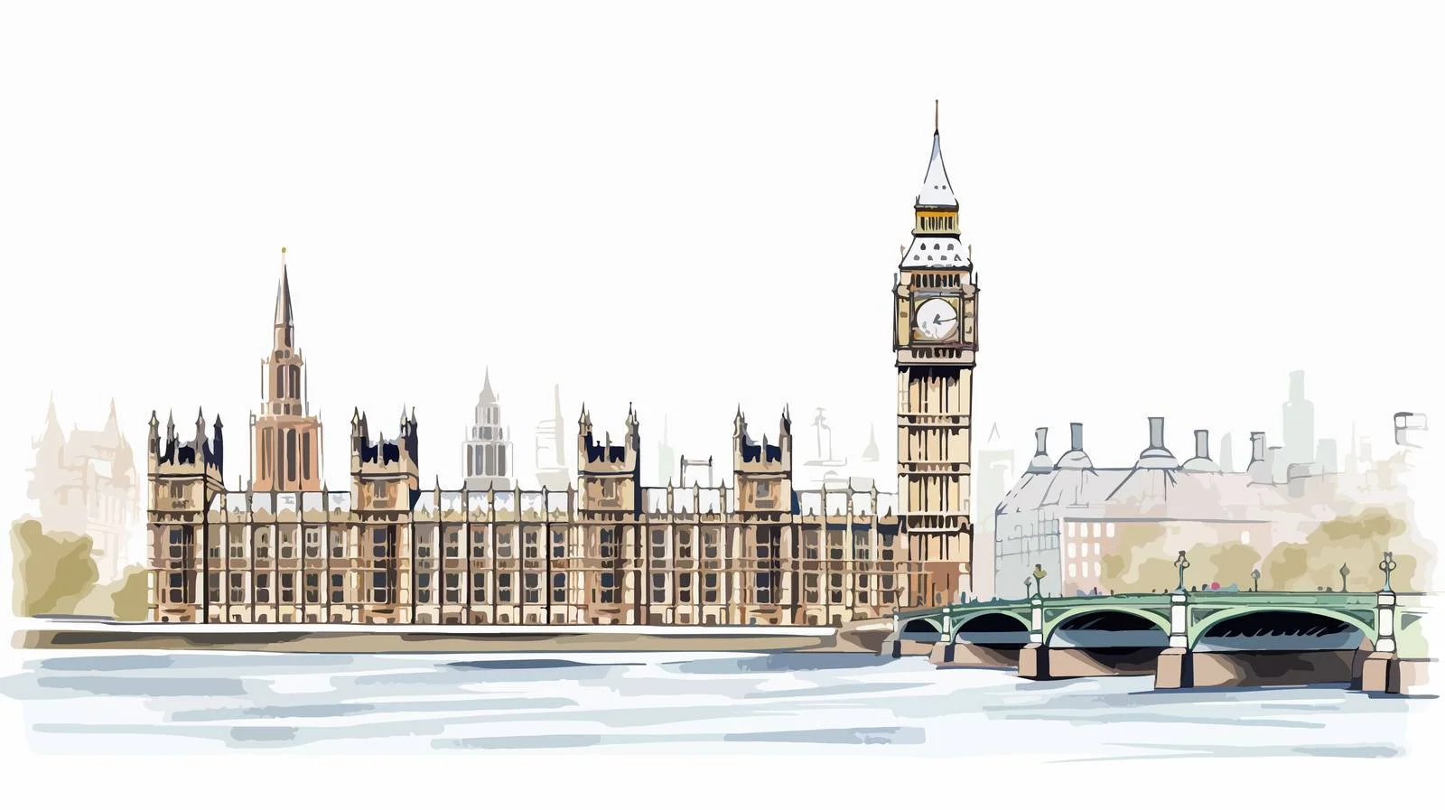 Big Ben Sketch Illustration — free download from Dotvec