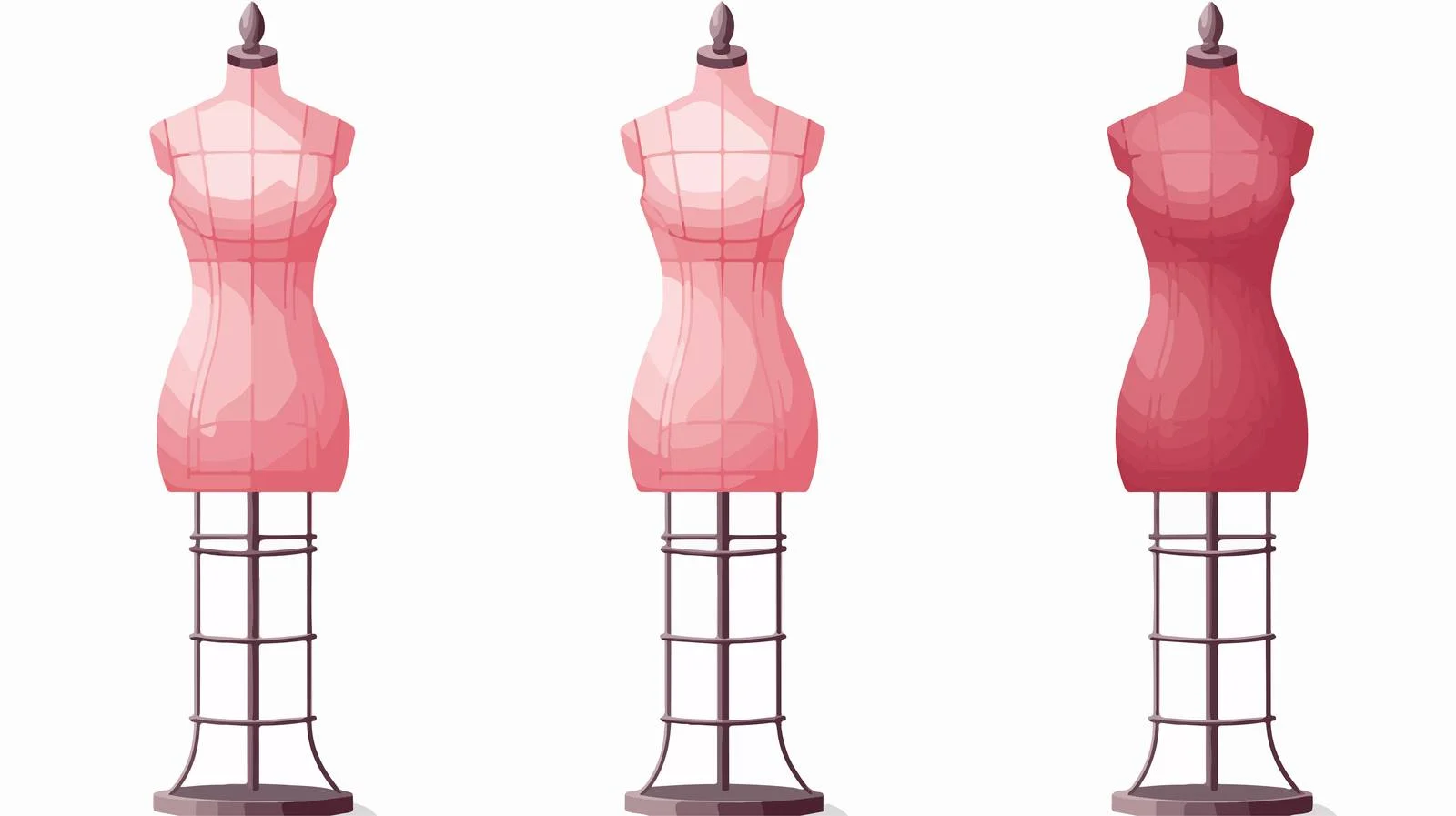 Tailoring mannequin for sewing practice — free download from Dotvec