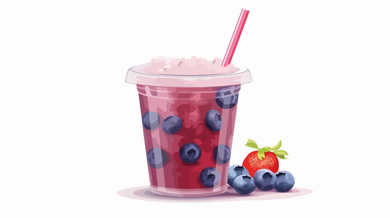 Refreshing Beverage in Clear Plastic Cup — free download from Dotvec
