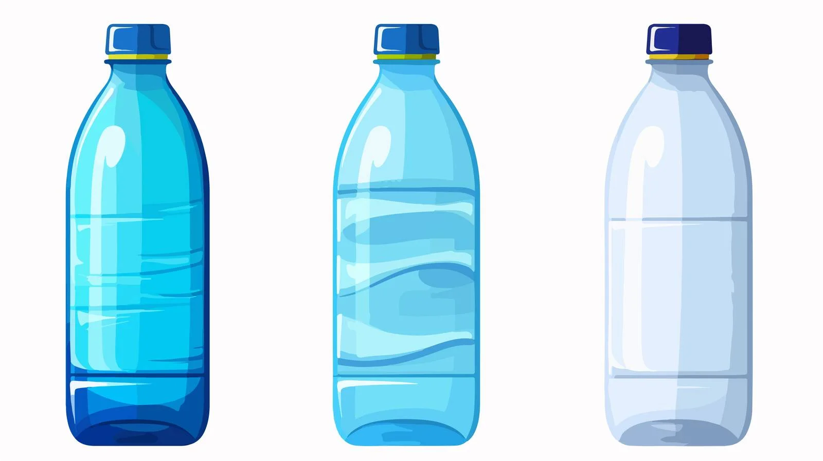 Clean Water Bottle Vector — free download from Dotvec
