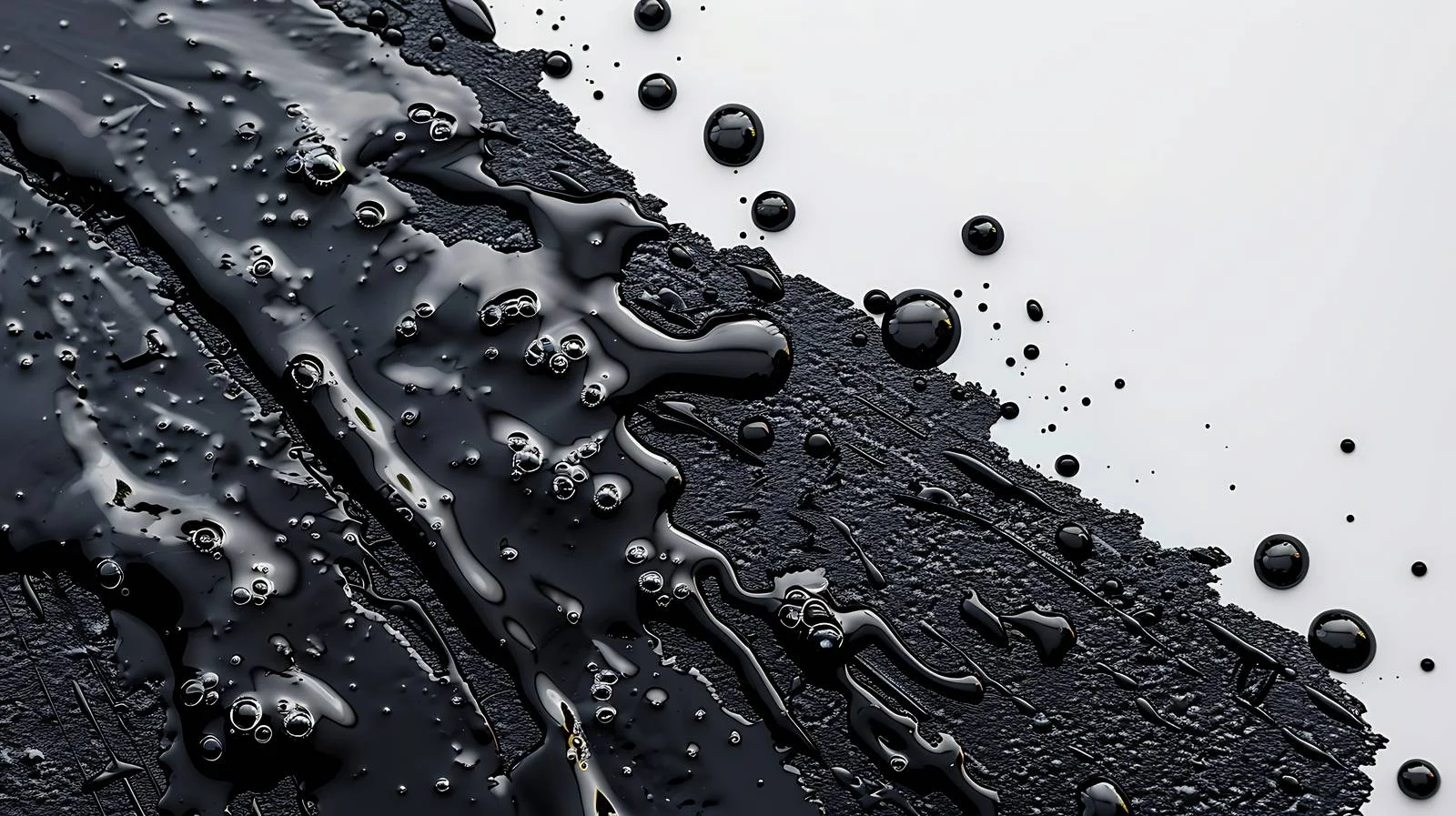 Accumulated Gasoline and Motor Oil Droplets — free download from Dotvec
