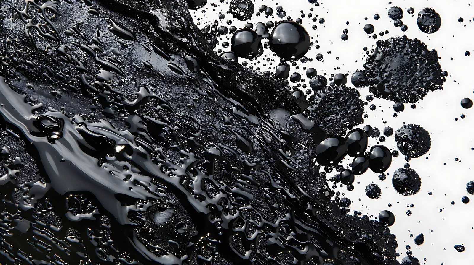 Accumulated Gasoline and Motor Oil Droplets — free download from Dotvec