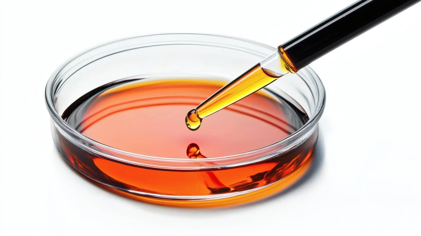 Oil Gel Sample in Isolated Petri Dish — free download from Dotvec