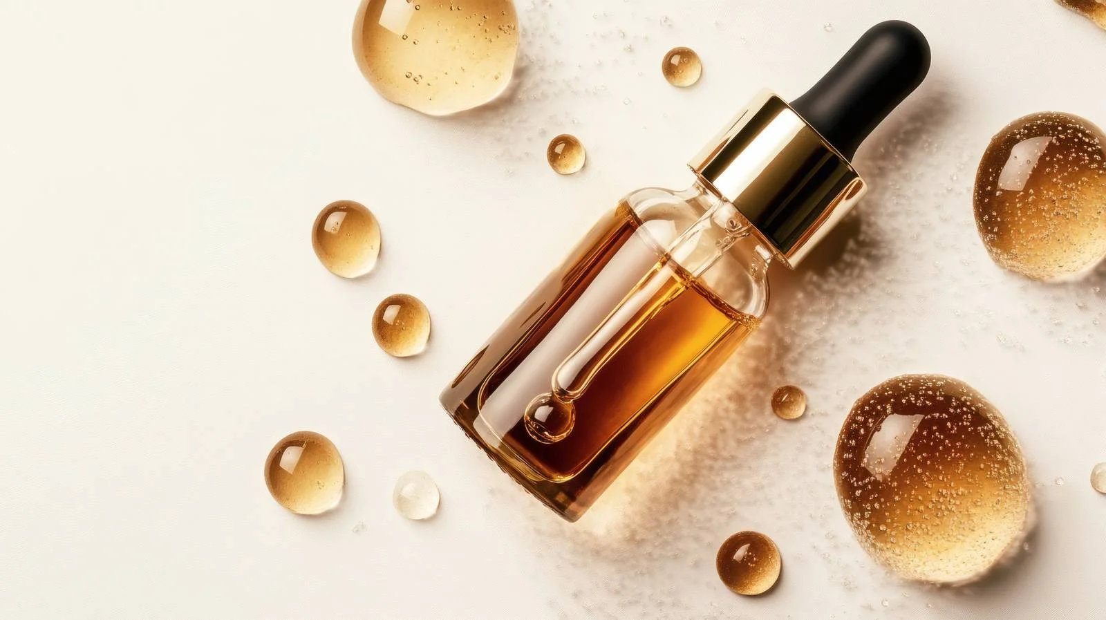 Luxurious Face Serum Texture with Dropper – free dropper image from Dotvec