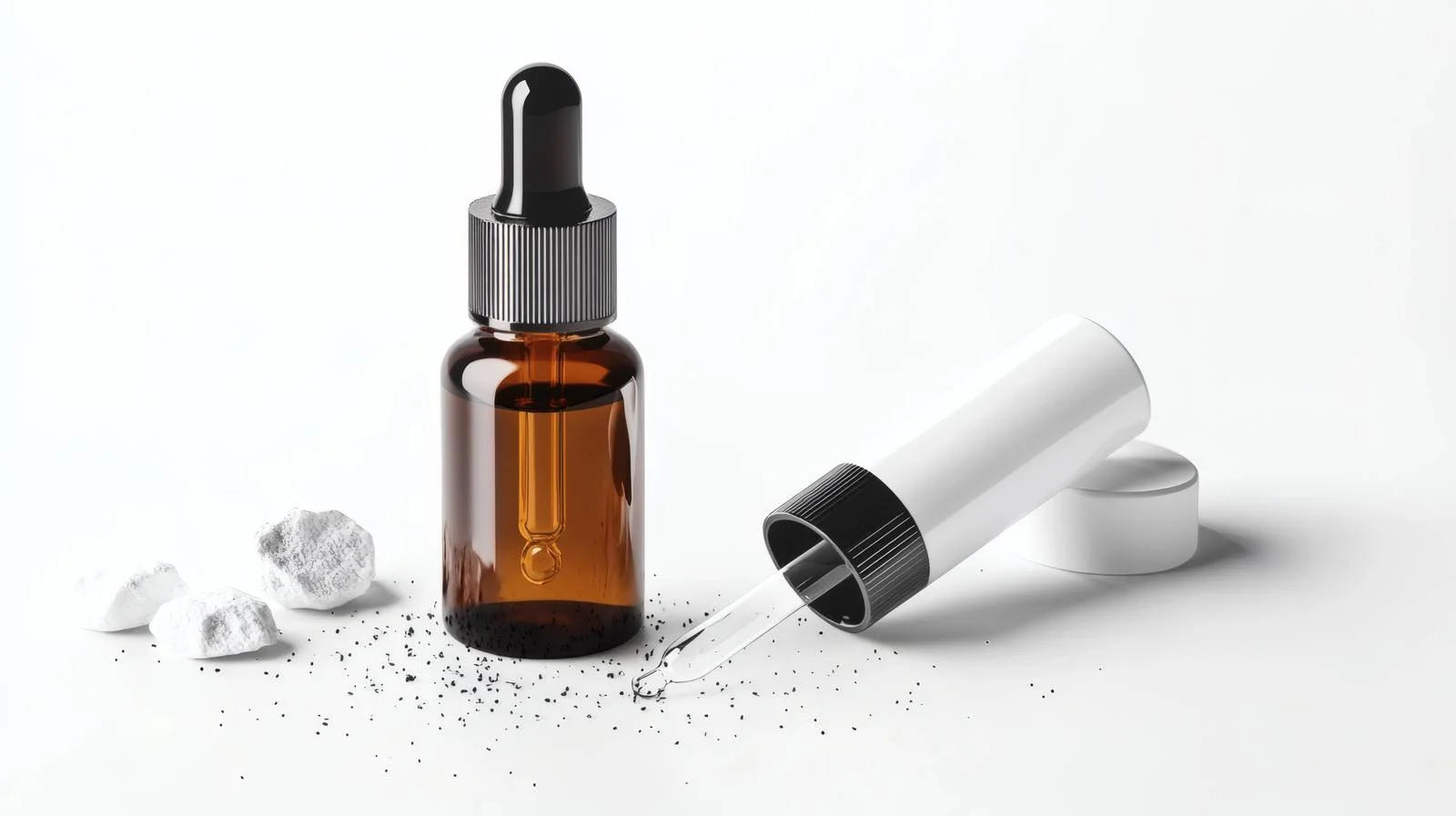 Luxurious Face Serum Texture with Dropper – free dropper image from Dotvec