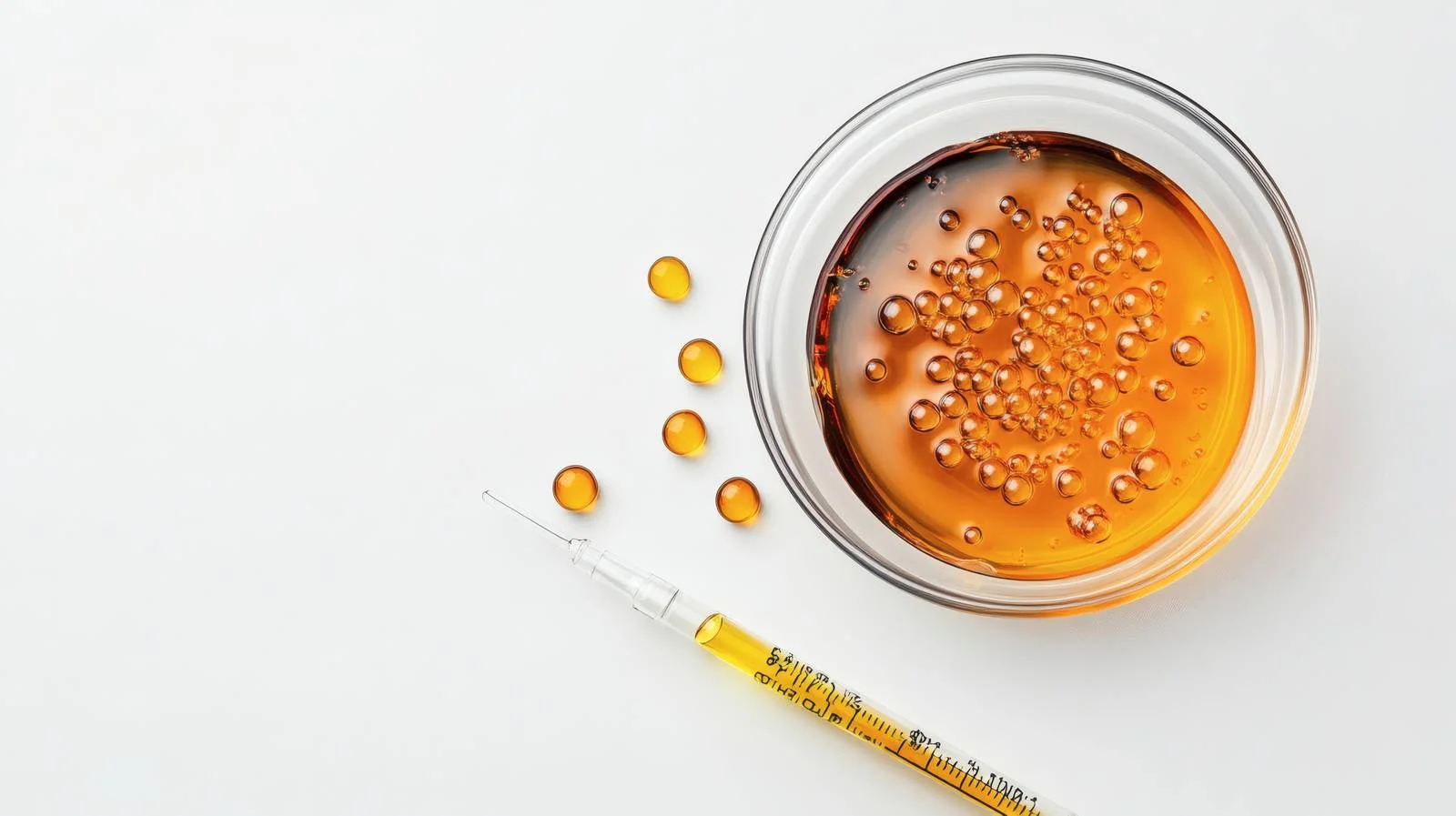 Precision Dropper and Petri Dish with Gel Drops — free download from Dotvec