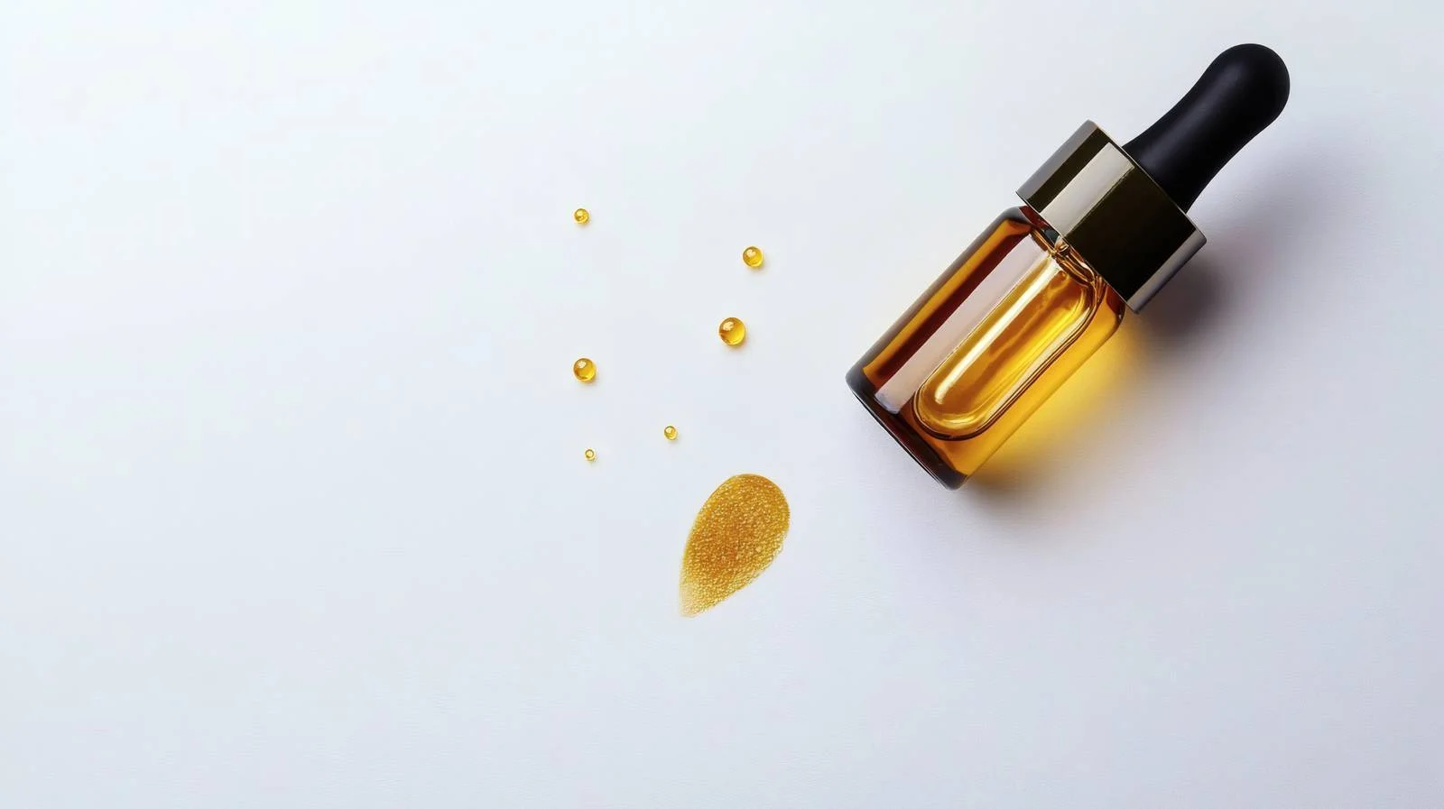 Luxurious Gold Face Serum Dropper Isolated – free elixir image from Dotvec