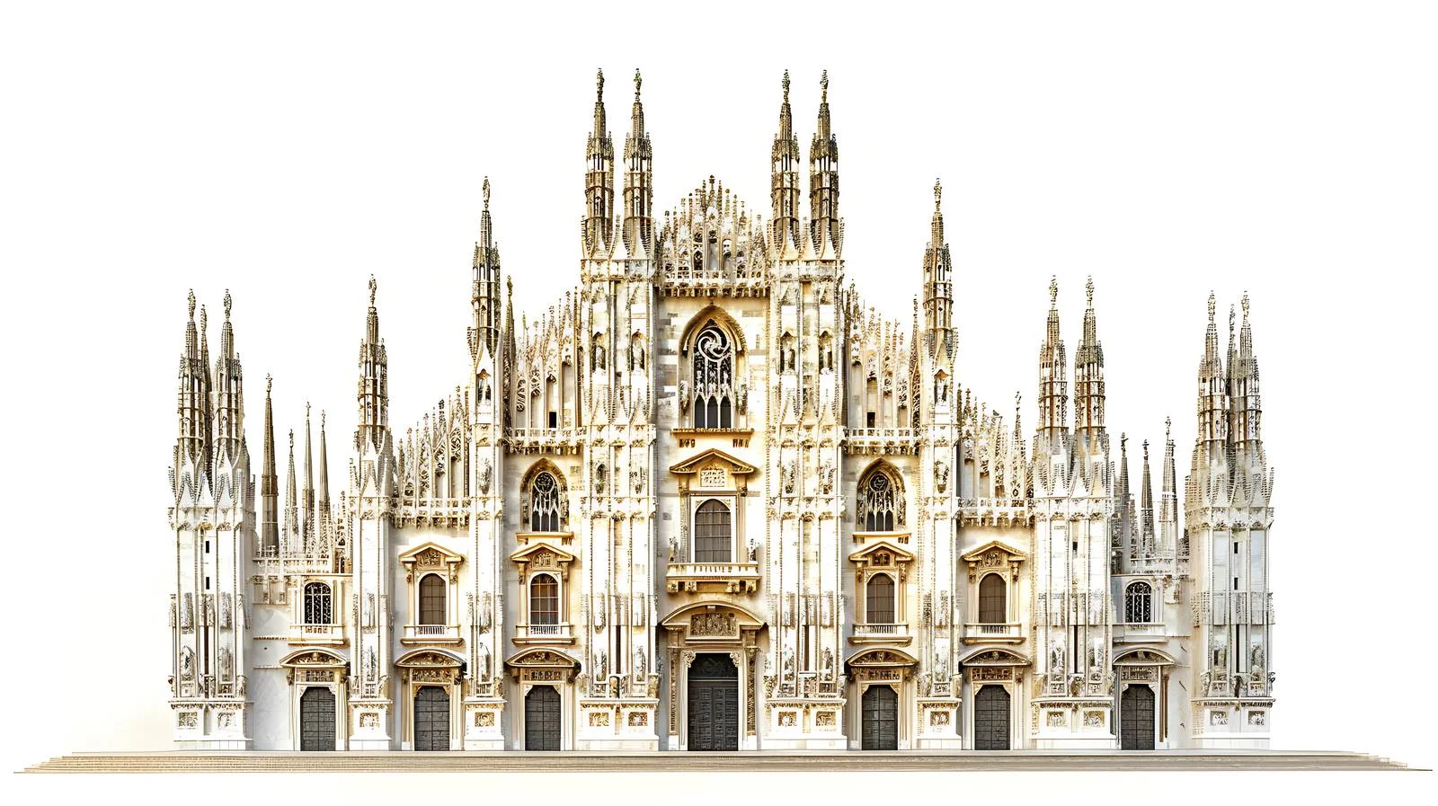 Milan Cathedral in Rainy Evening Light — free download from Dotvec