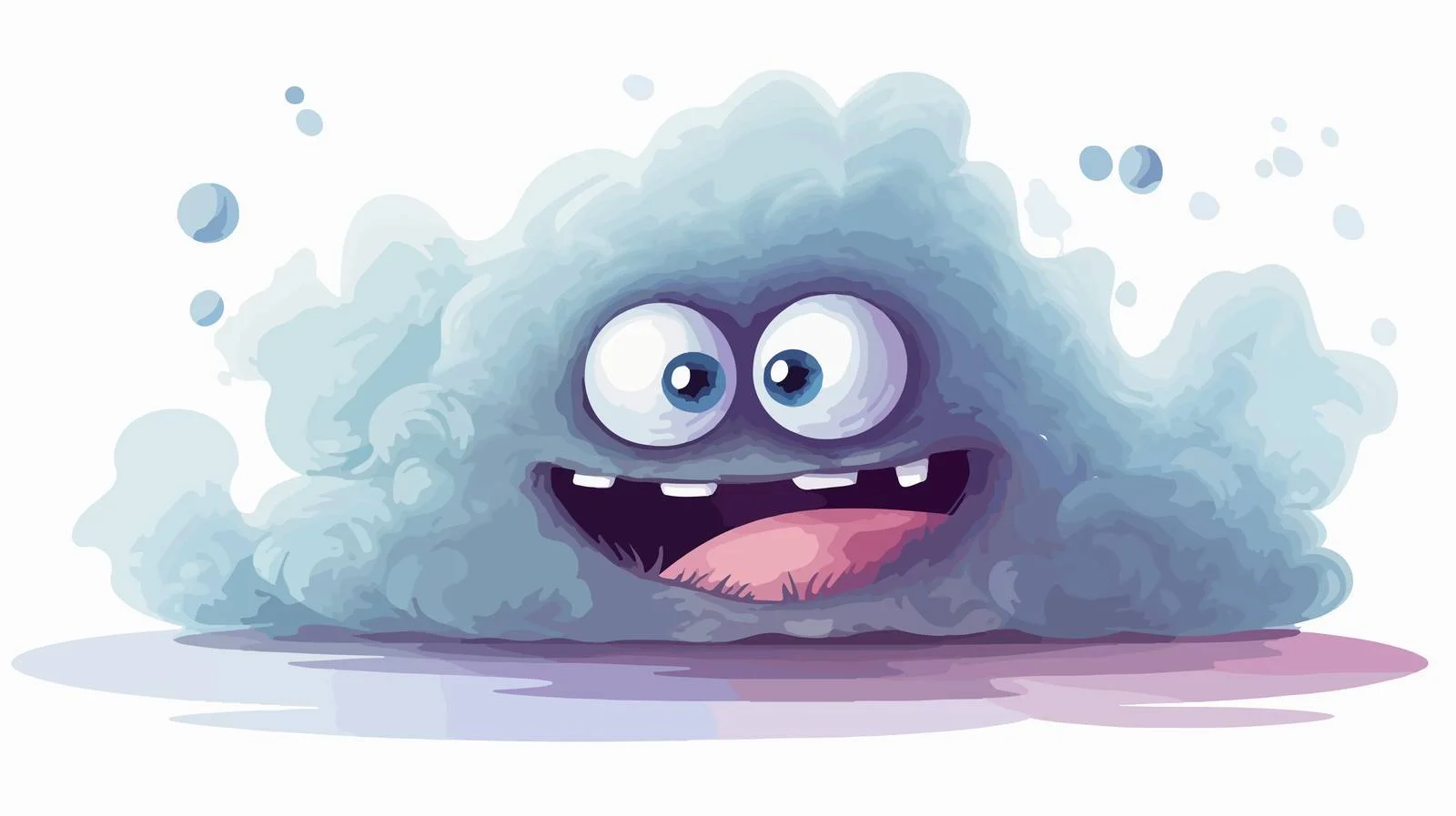 Cartoon Dust Monster Character — free download from Dotvec