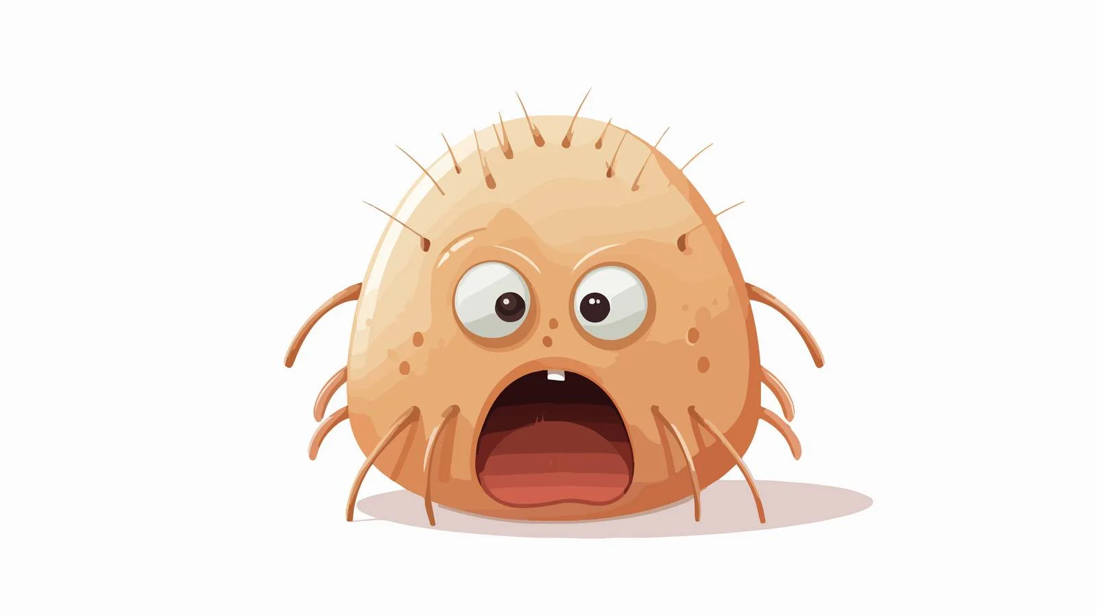 Dust Mite Allergy Cute Illustration — free download from Dotvec
