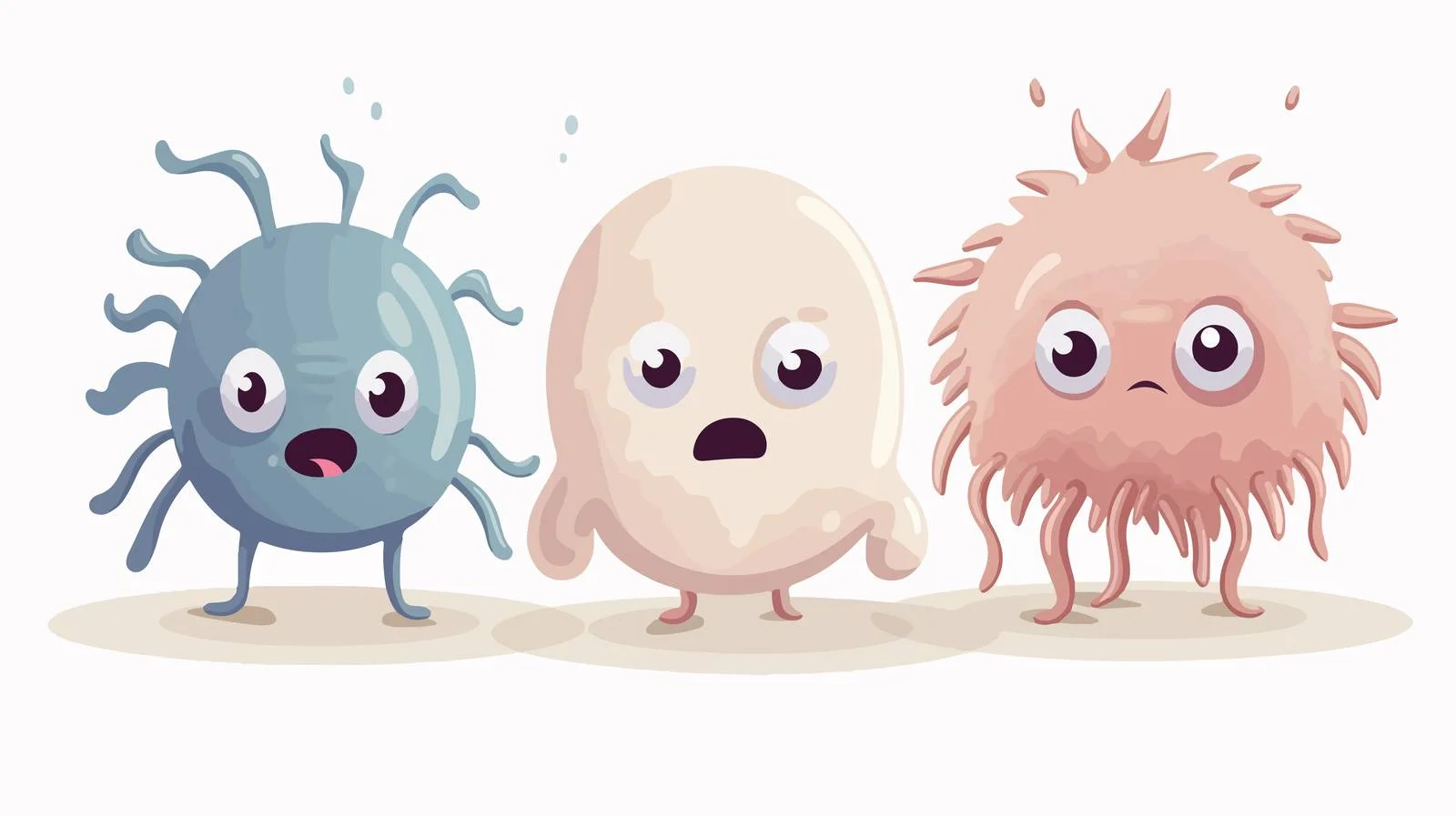 Dust Mites Allergy Cute Character Illustration — free download from Dotvec