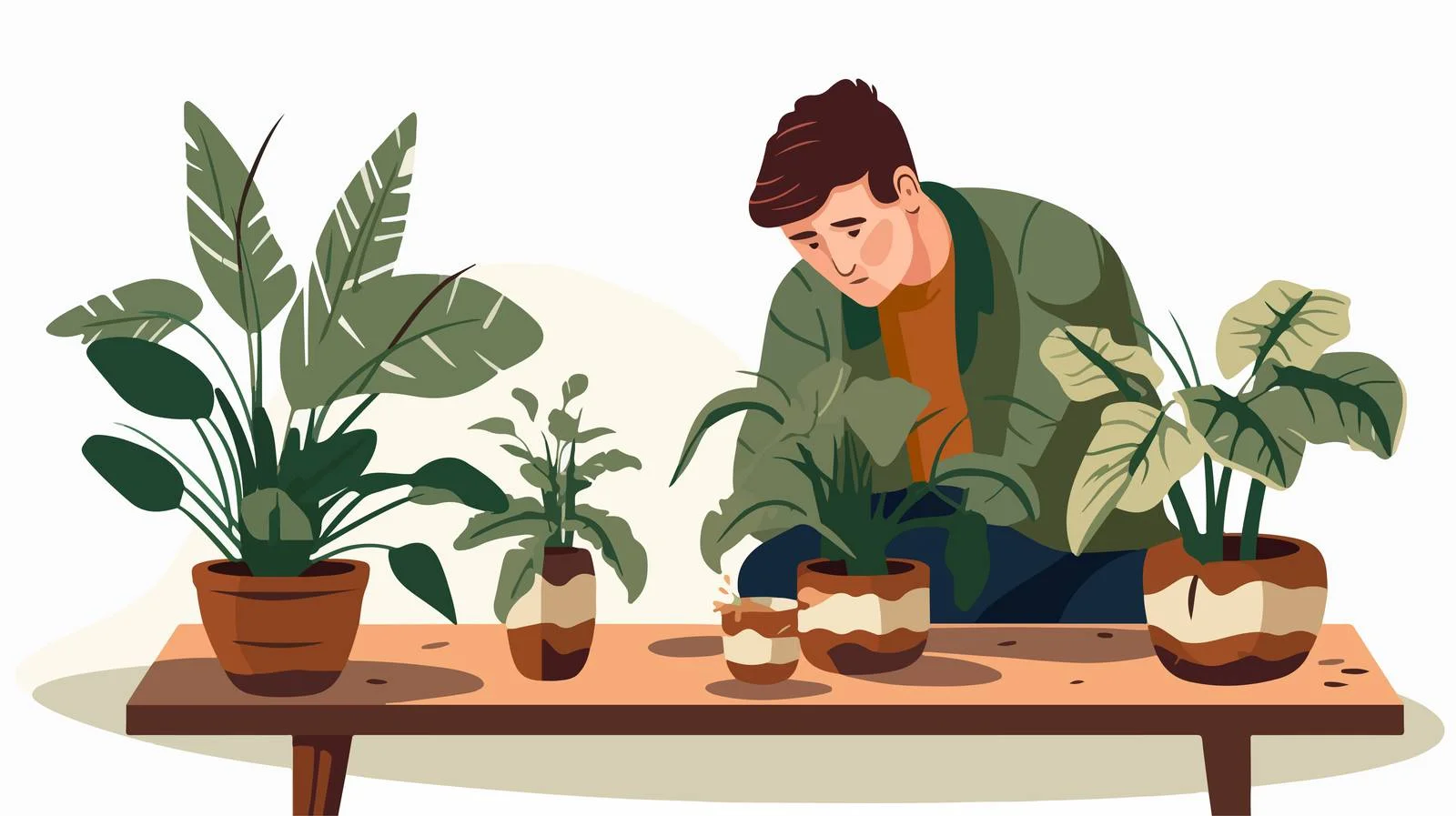 Reviving Struggling Home Plants with Damaged Leaves — free download from Dotvec