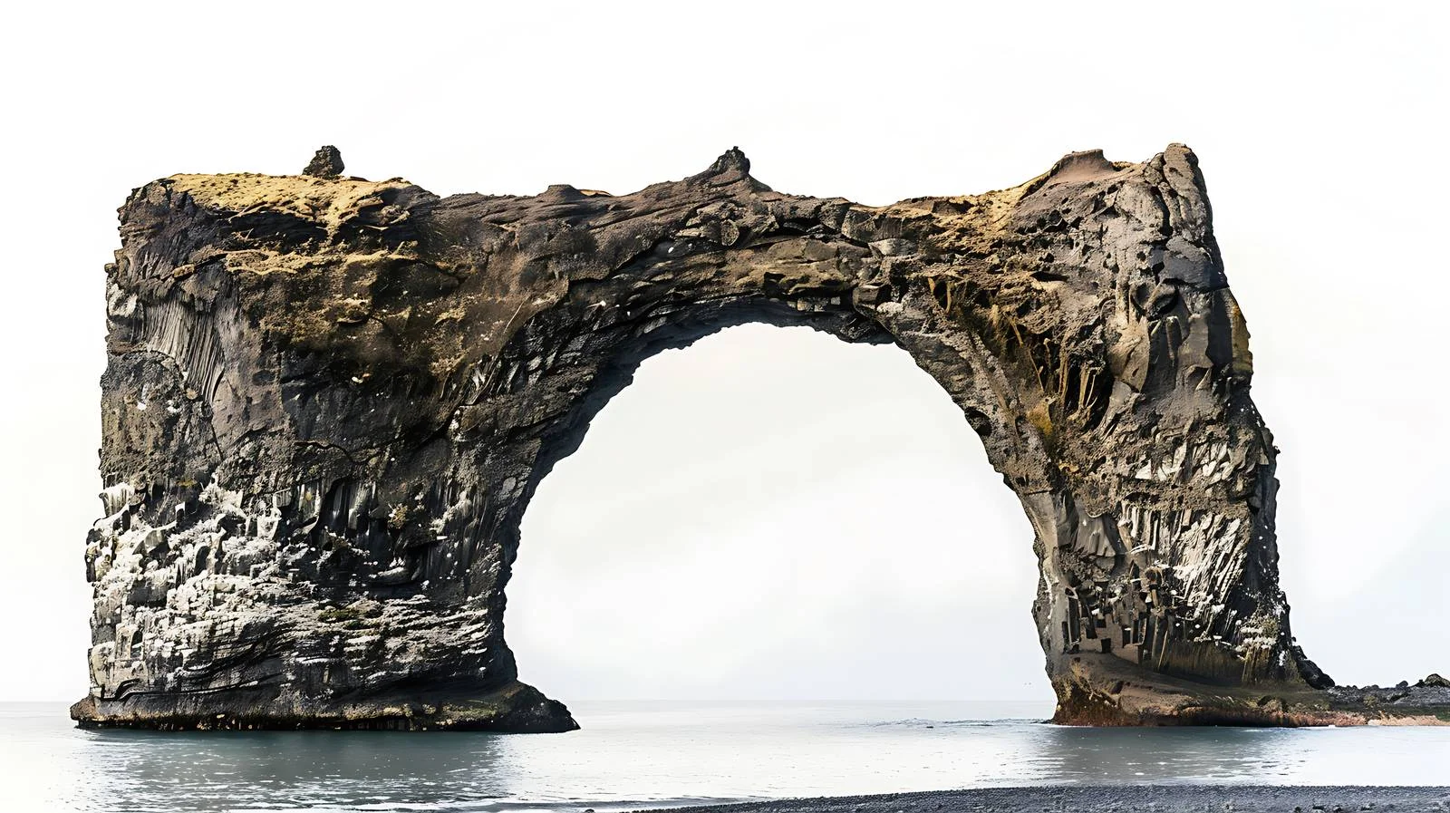 Majestic Dyrhlaey Arch at Icelandic Sunrise — free download from Dotvec