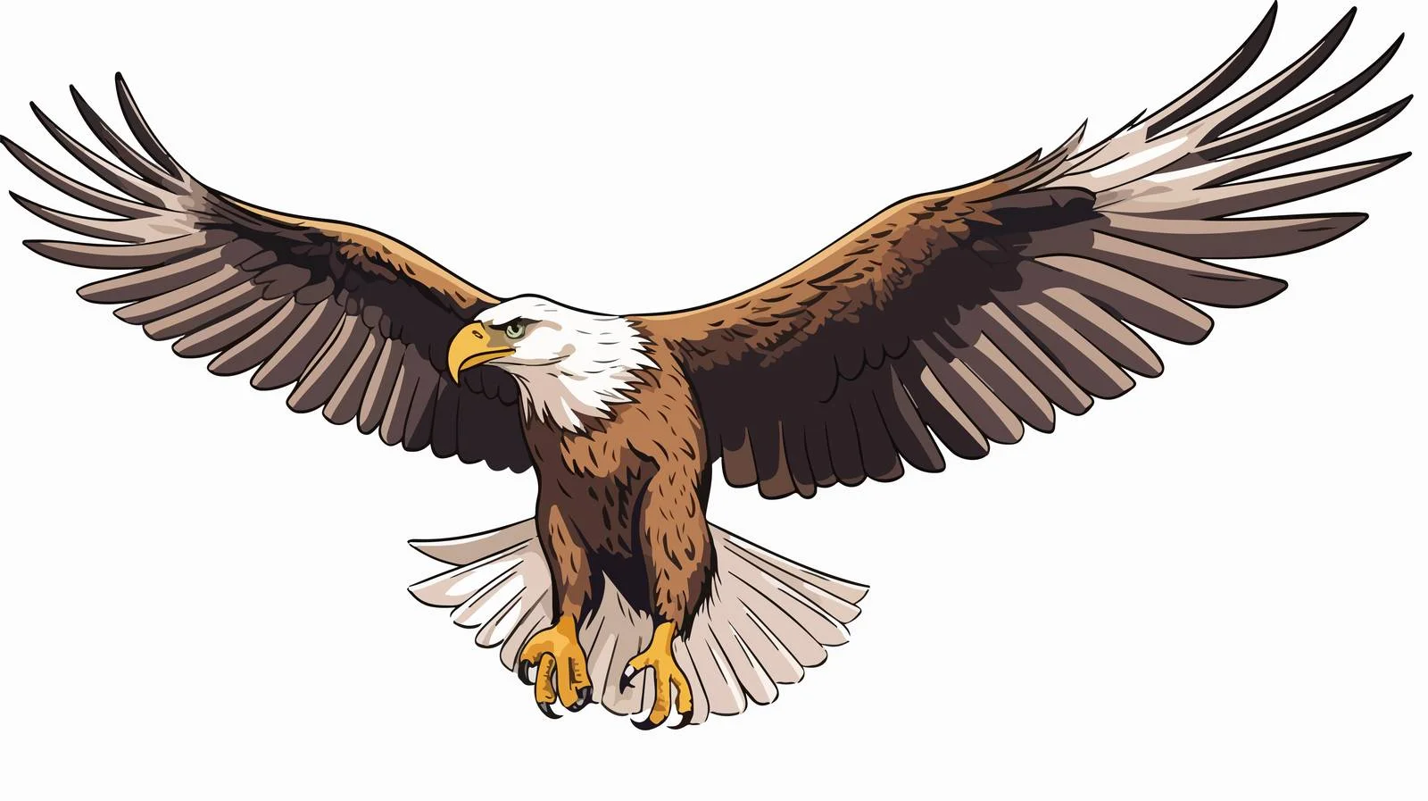 Hand-Drawn Eagle Face Vector Illustration — free download from Dotvec