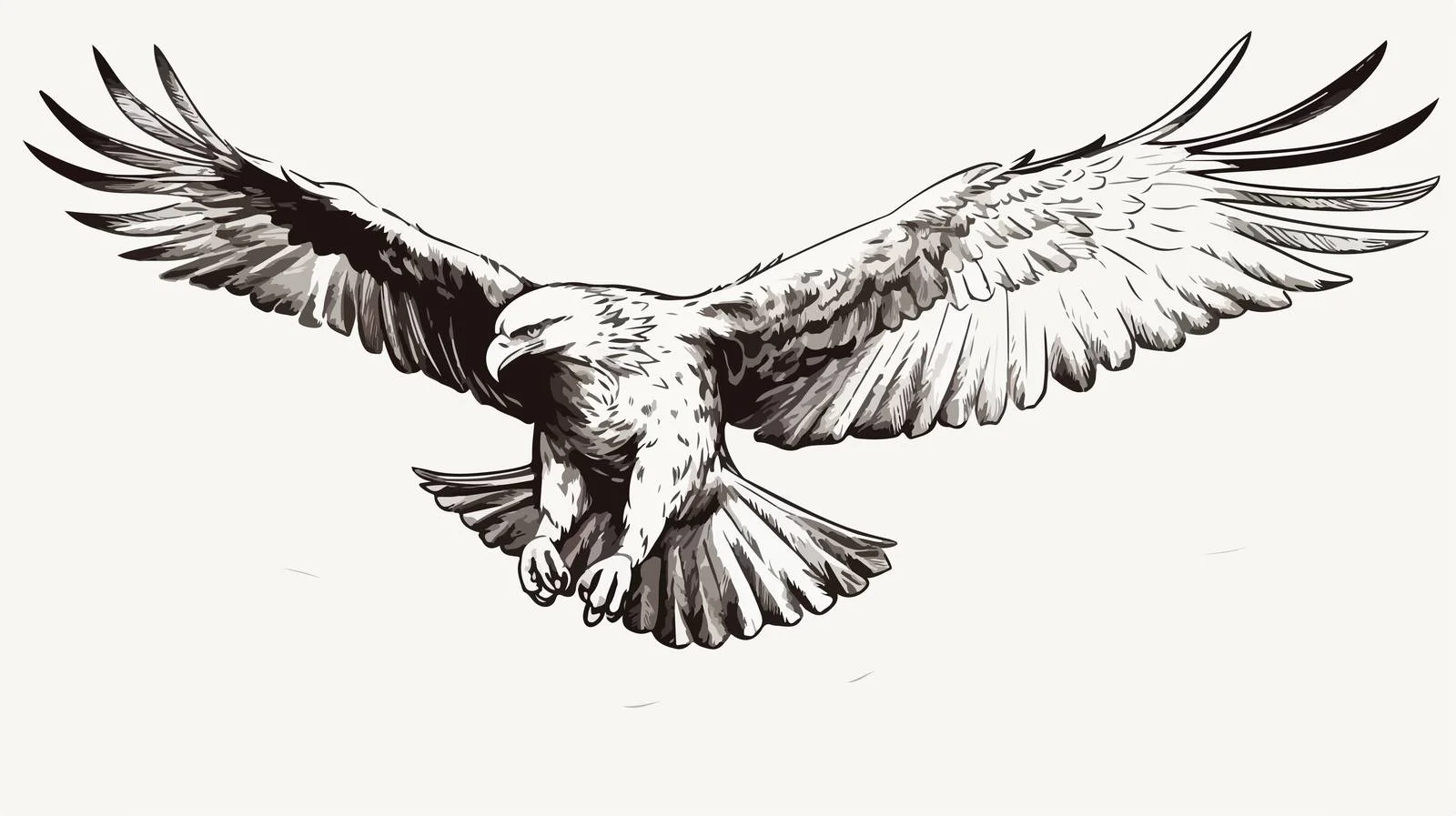 Eagle Sketch Engraving Illustration — free download from Dotvec