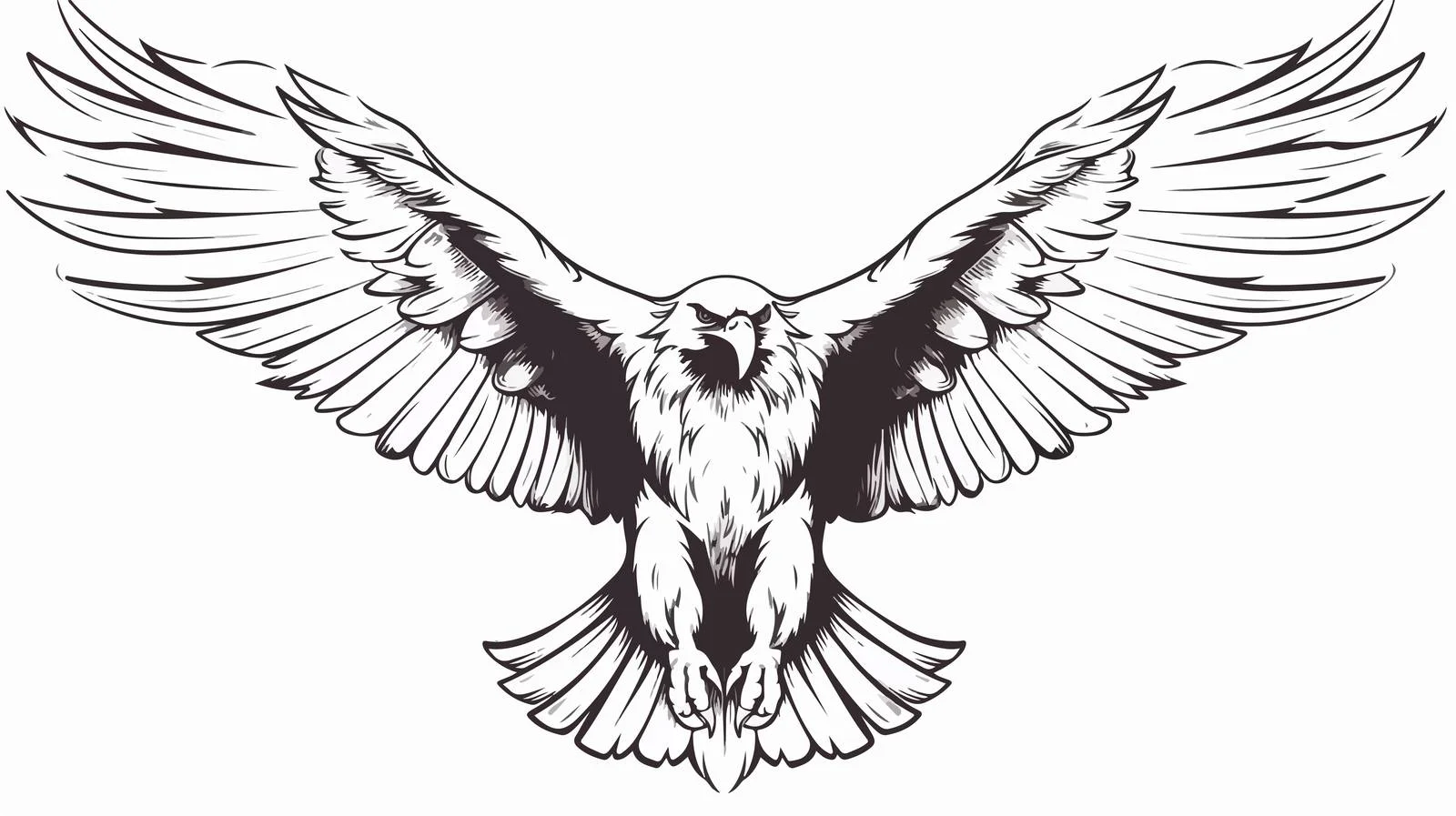 Heraldic Eagle Vector Illustration — free download from Dotvec