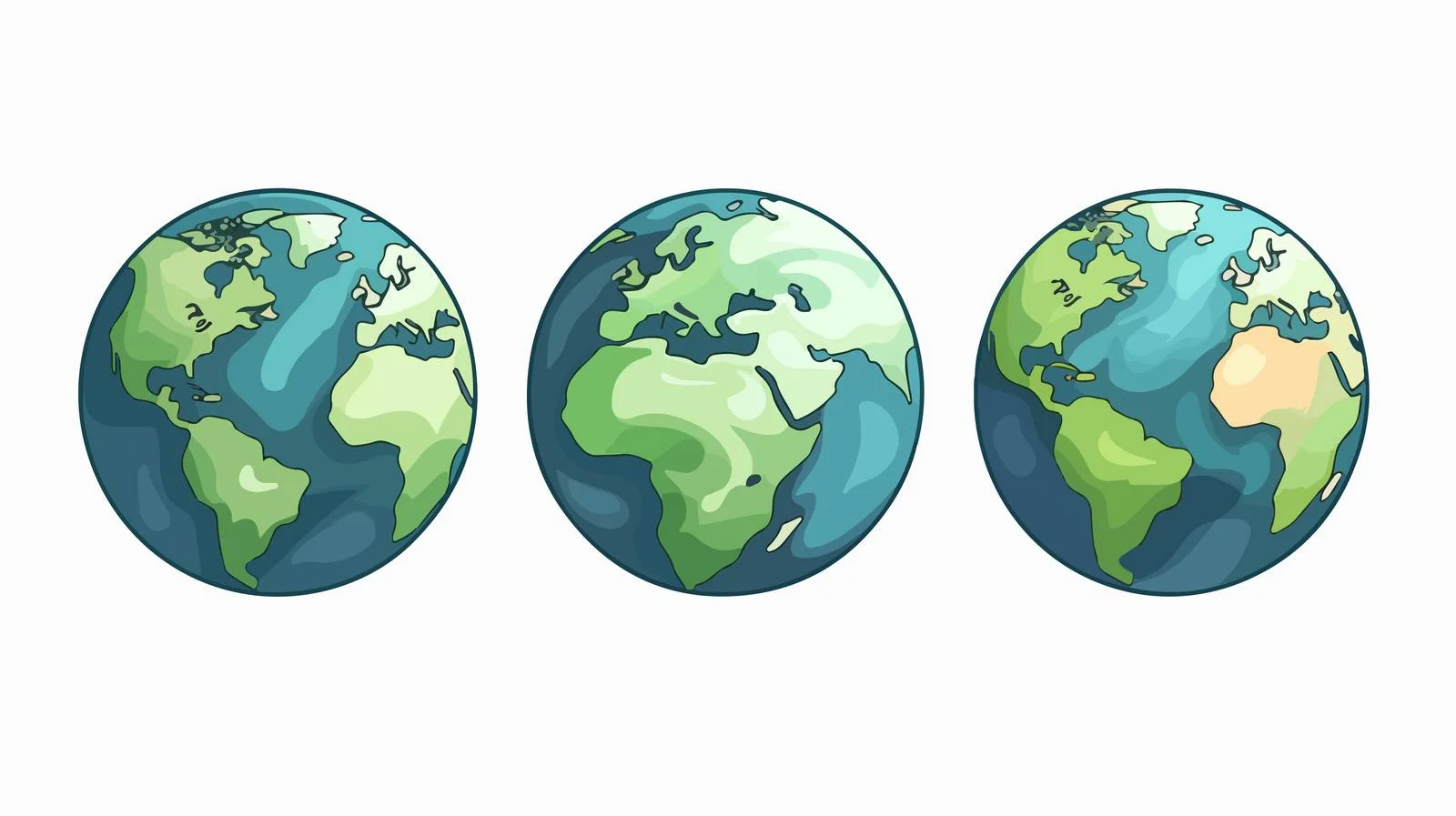 Earth Globe Isolated on White Background — free download from Dotvec