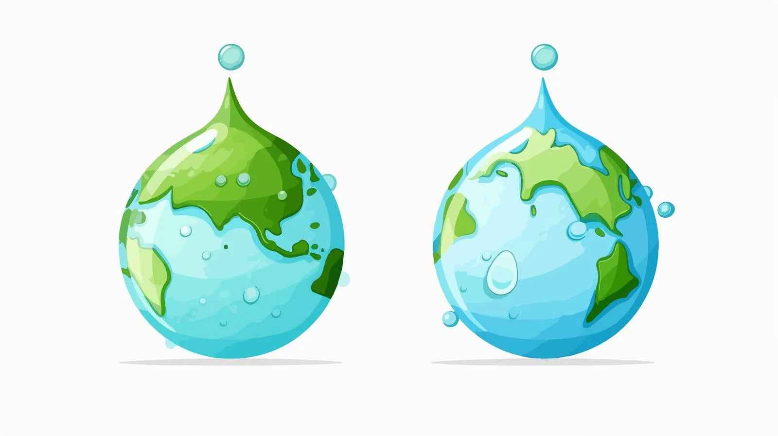 Global Eco Awareness with Earth Drops — free download from Dotvec