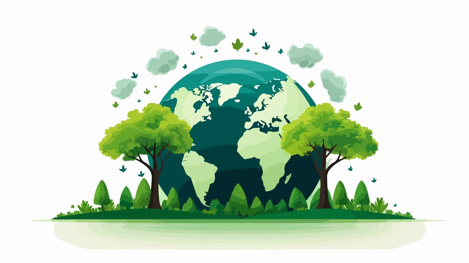 Earth Day Global Green Celebration — free download from Dotvec