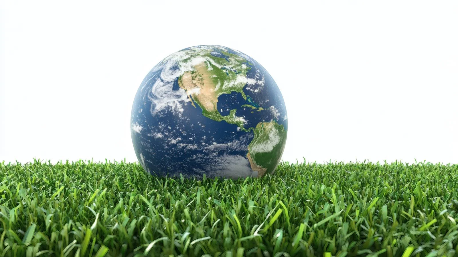 Eco-friendly Earth Globe on Grass — free download from Dotvec