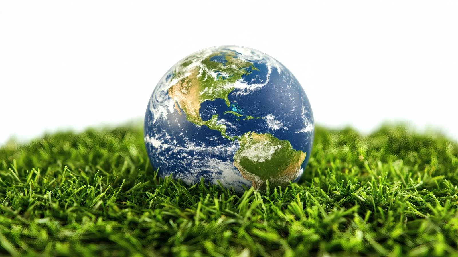 Global Earth Globe on Green Grass — free download from Dotvec