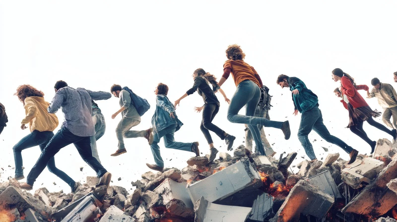 Chaos as Earthquake Causes Panic-Stricken Evacuation — free download from Dotvec