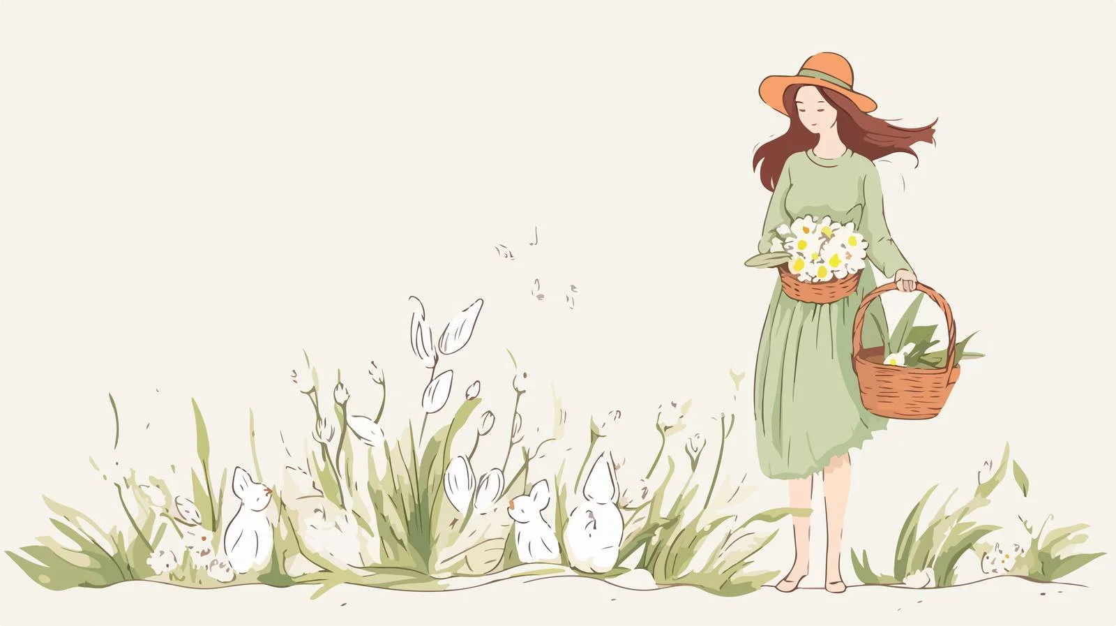 Elegant Easter Greeting Card Design — free download from Dotvec